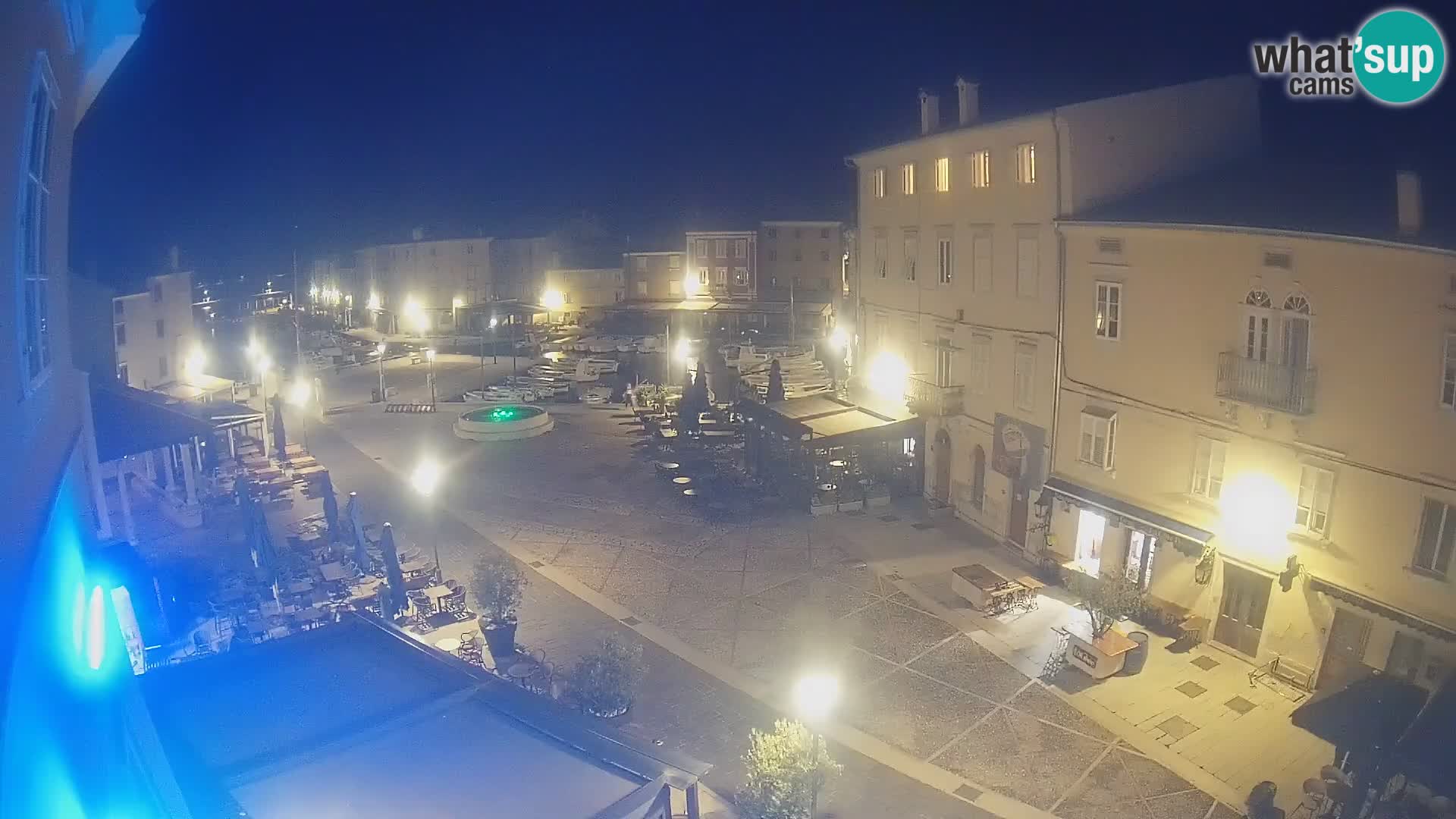 LIVE cam Cres city – main square and “mandrač” – Cres island – Croatia