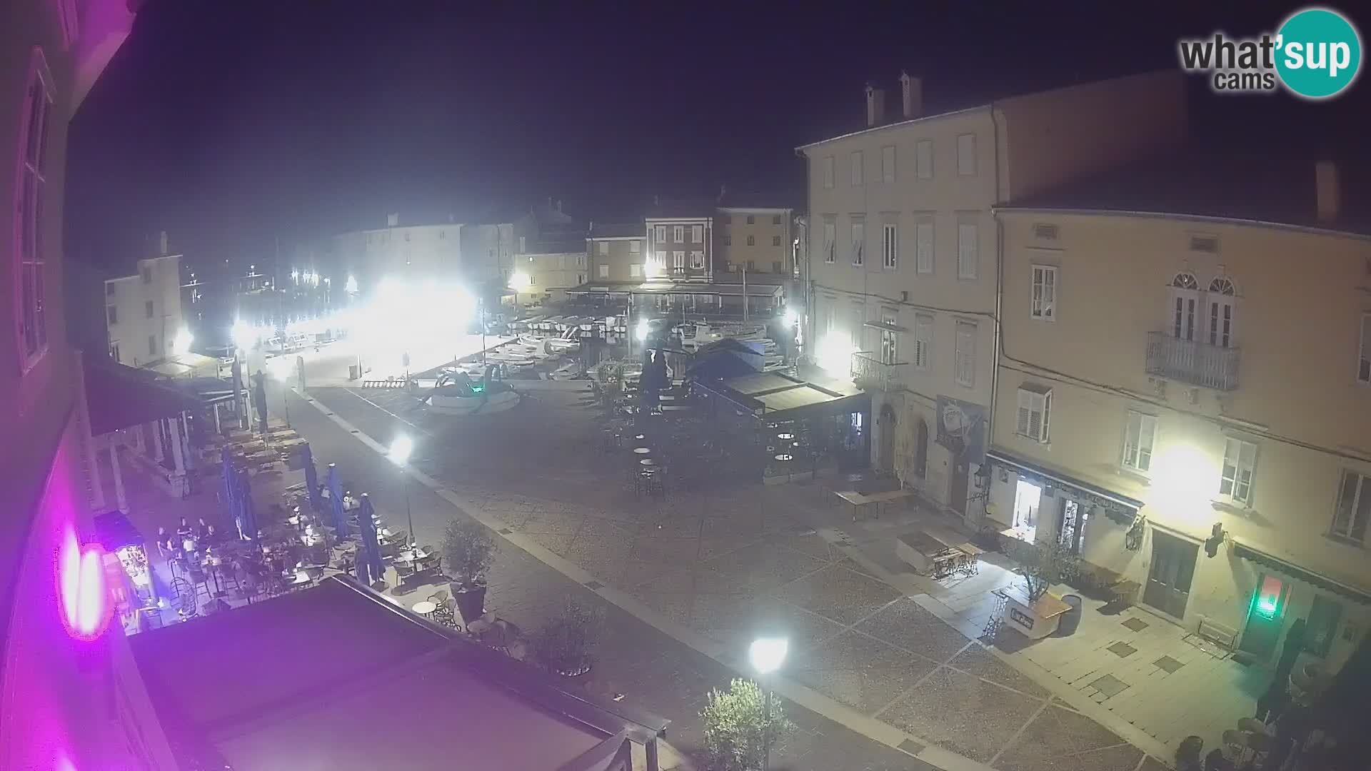 LIVE cam Cres city – main square and “mandrač” – Cres island – Croatia