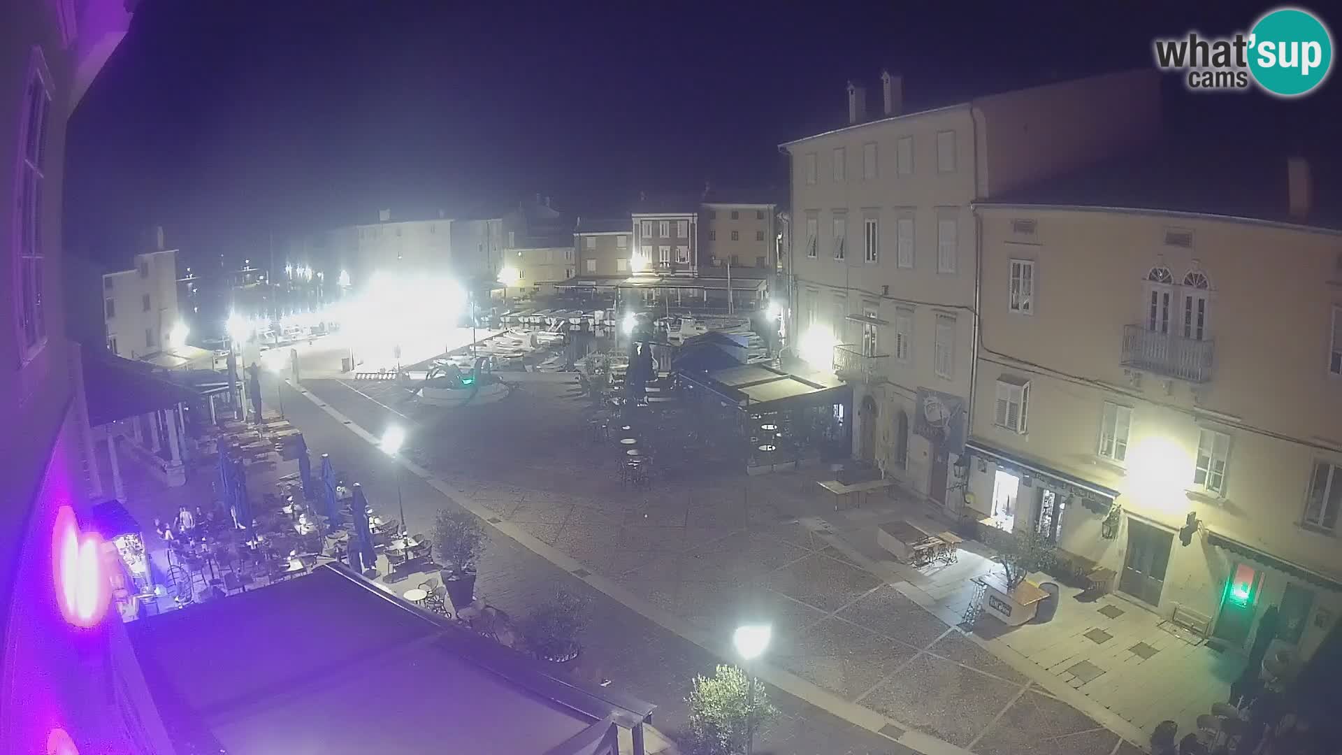 LIVE cam Cres city – main square and “mandrač” – Cres island – Croatia