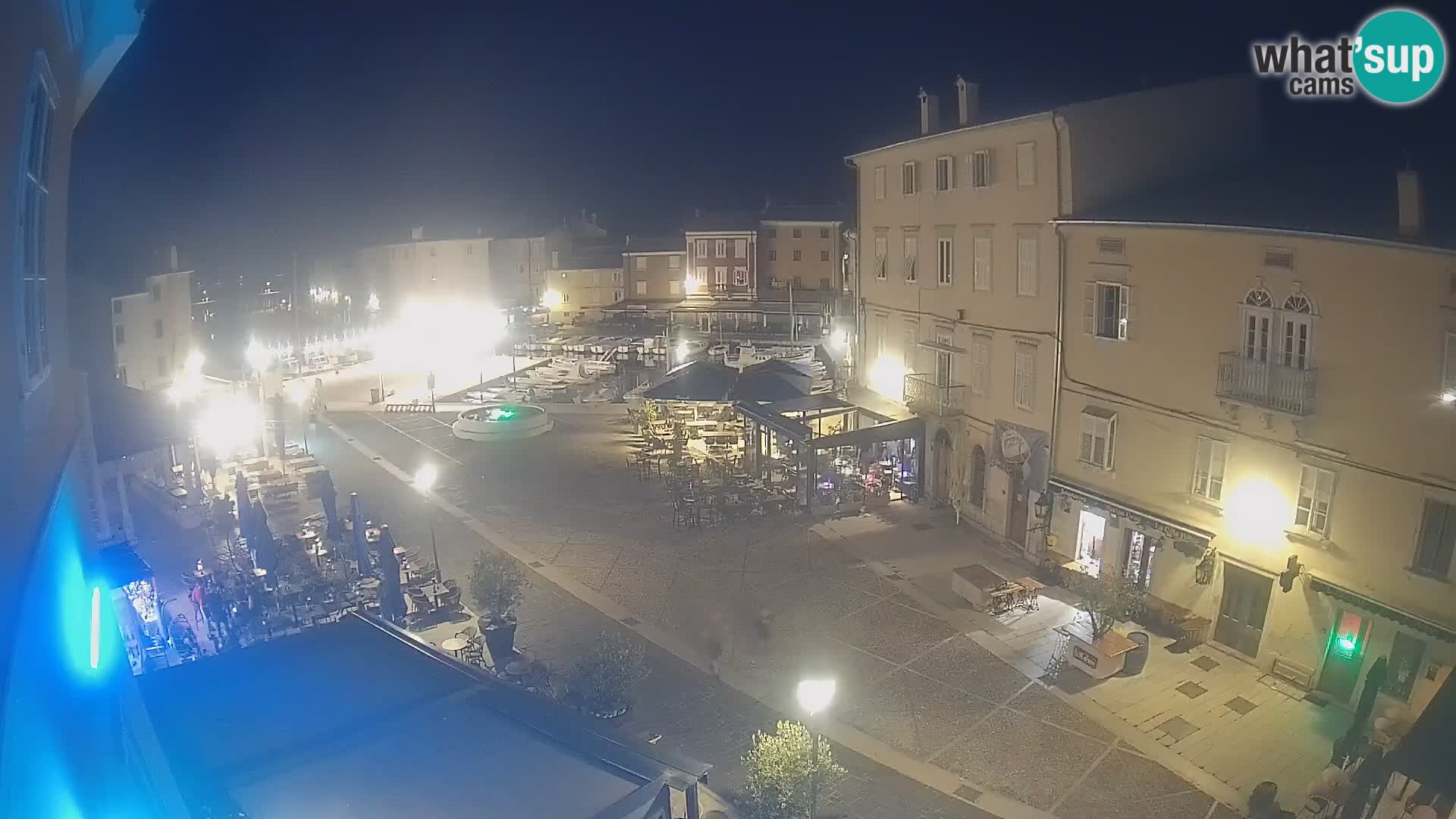 LIVE cam Cres city – main square and “mandrač” – Cres island – Croatia