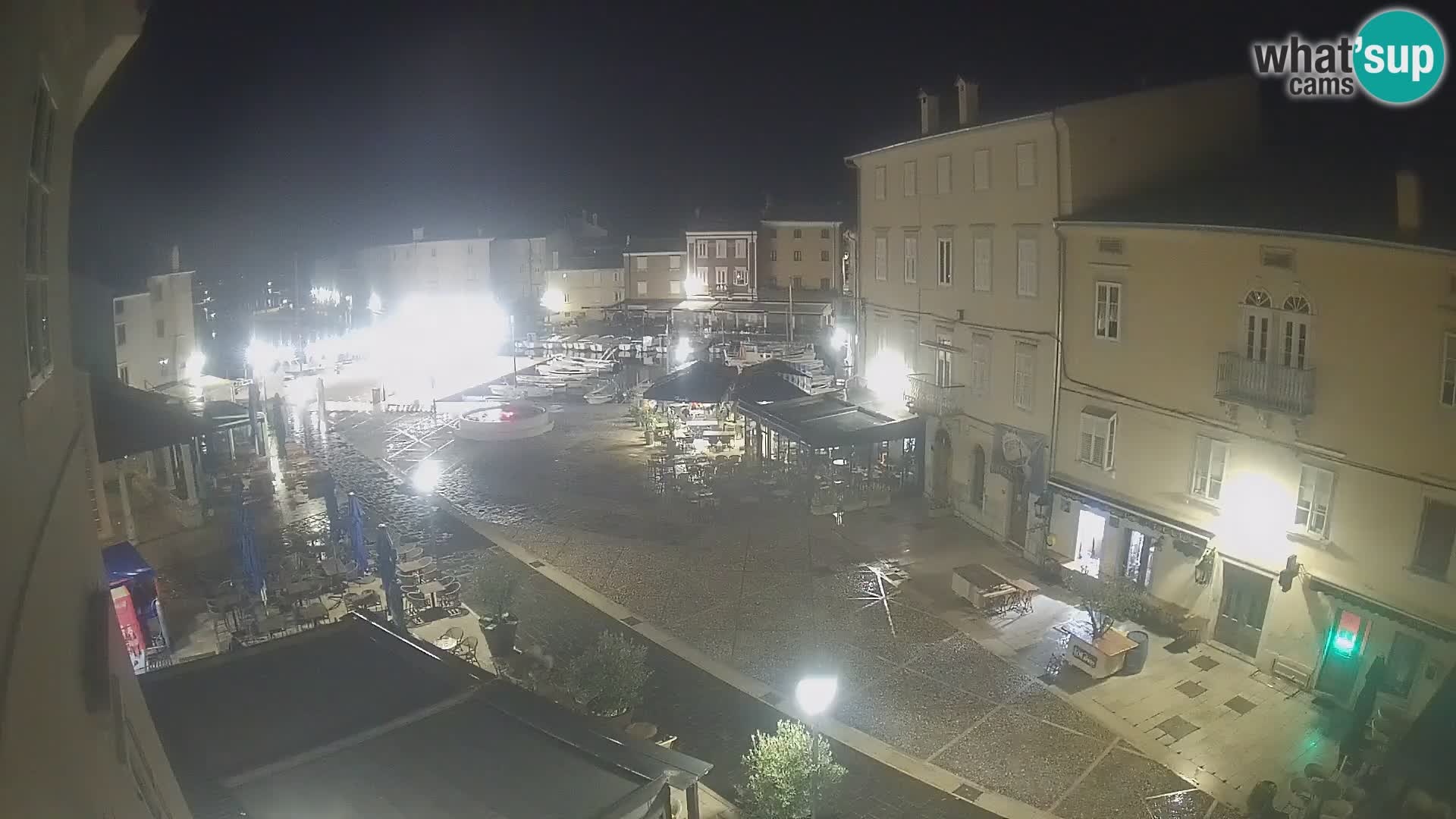 LIVE cam Cres città – piazza principale e “mandrač” – isola di Cherso – Croazia