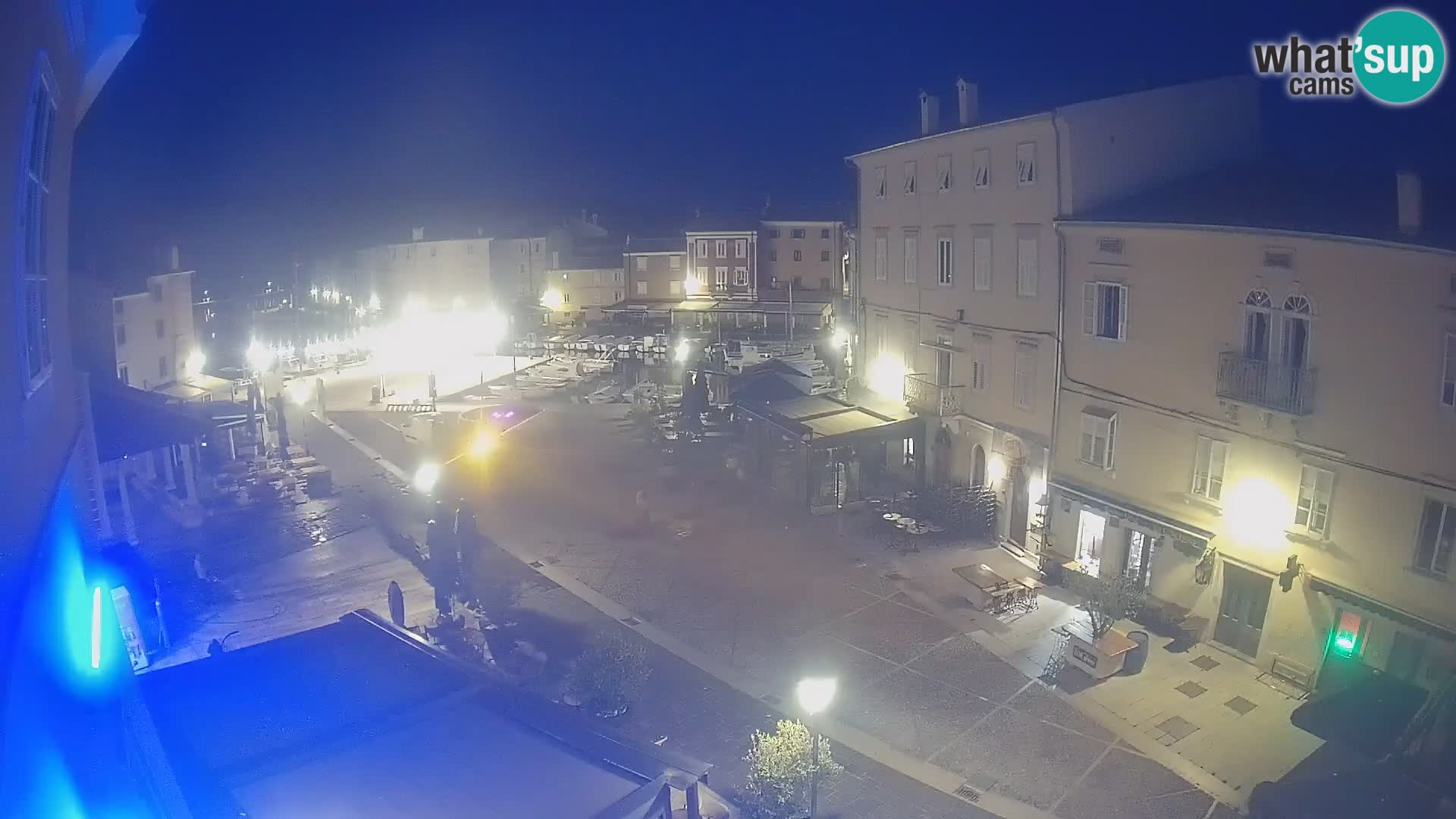 LIVE cam Cres città – piazza principale e “mandrač” – isola di Cherso – Croazia