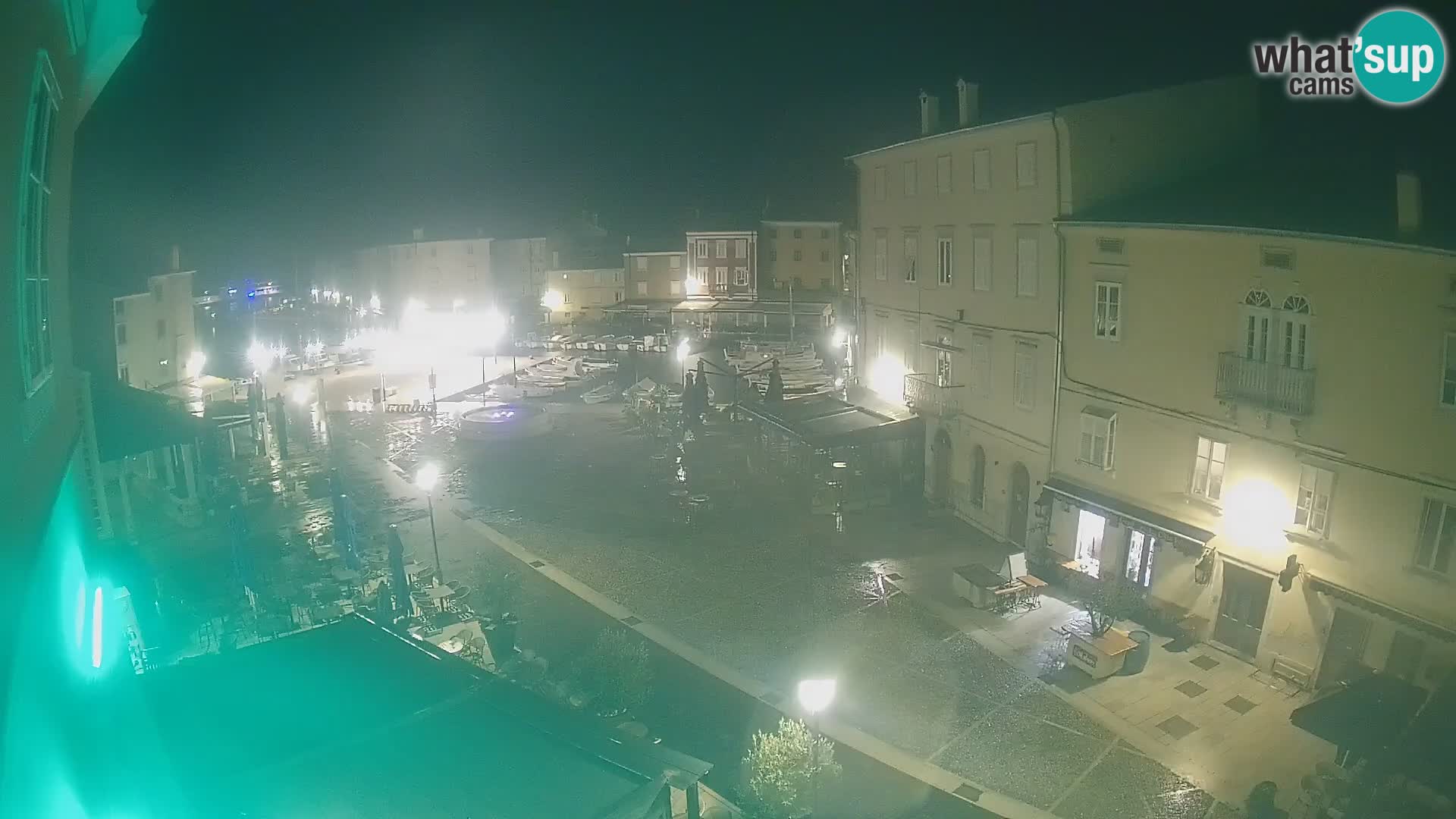 LIVE cam Cres Stadt – Hauptplatz und “mandrač” – Cres Insel – Kroatien