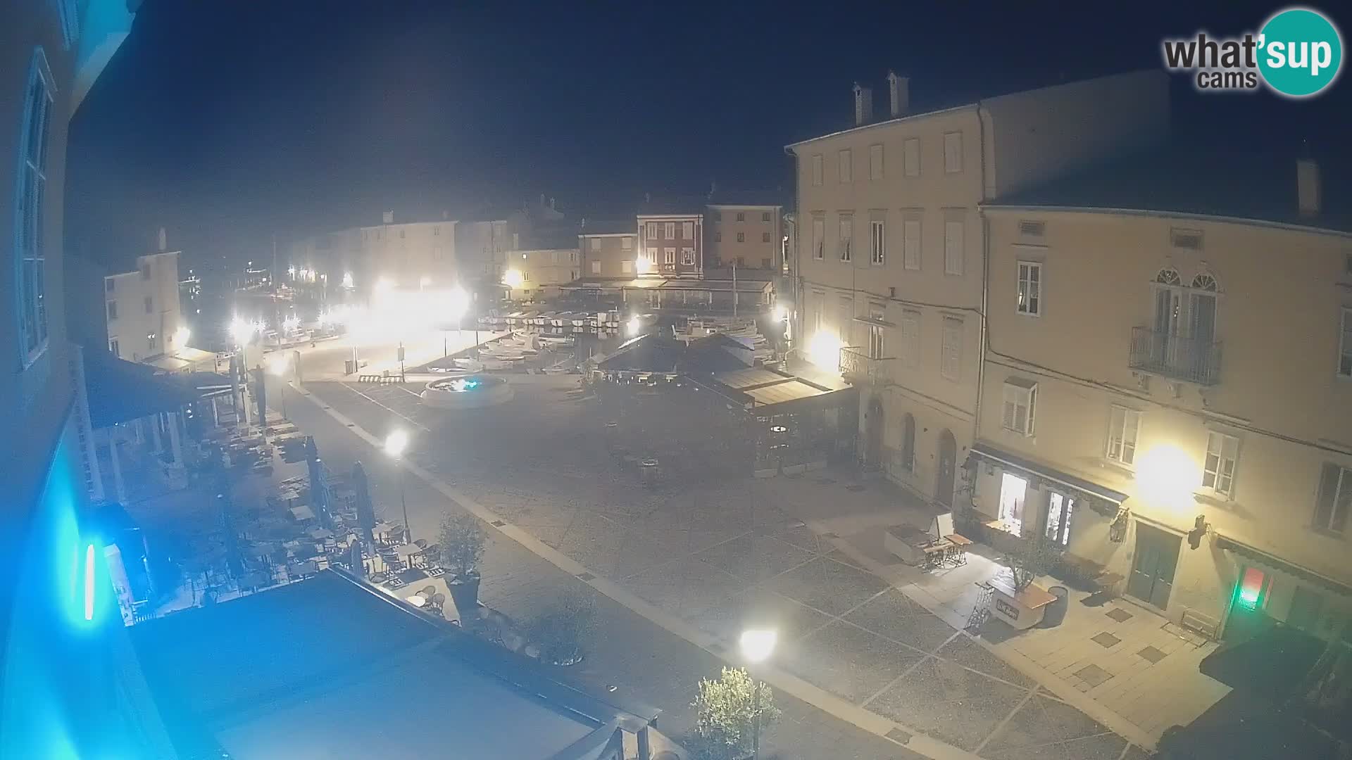 LIVE cam Cres città – piazza principale e “mandrač” – isola di Cherso – Croazia