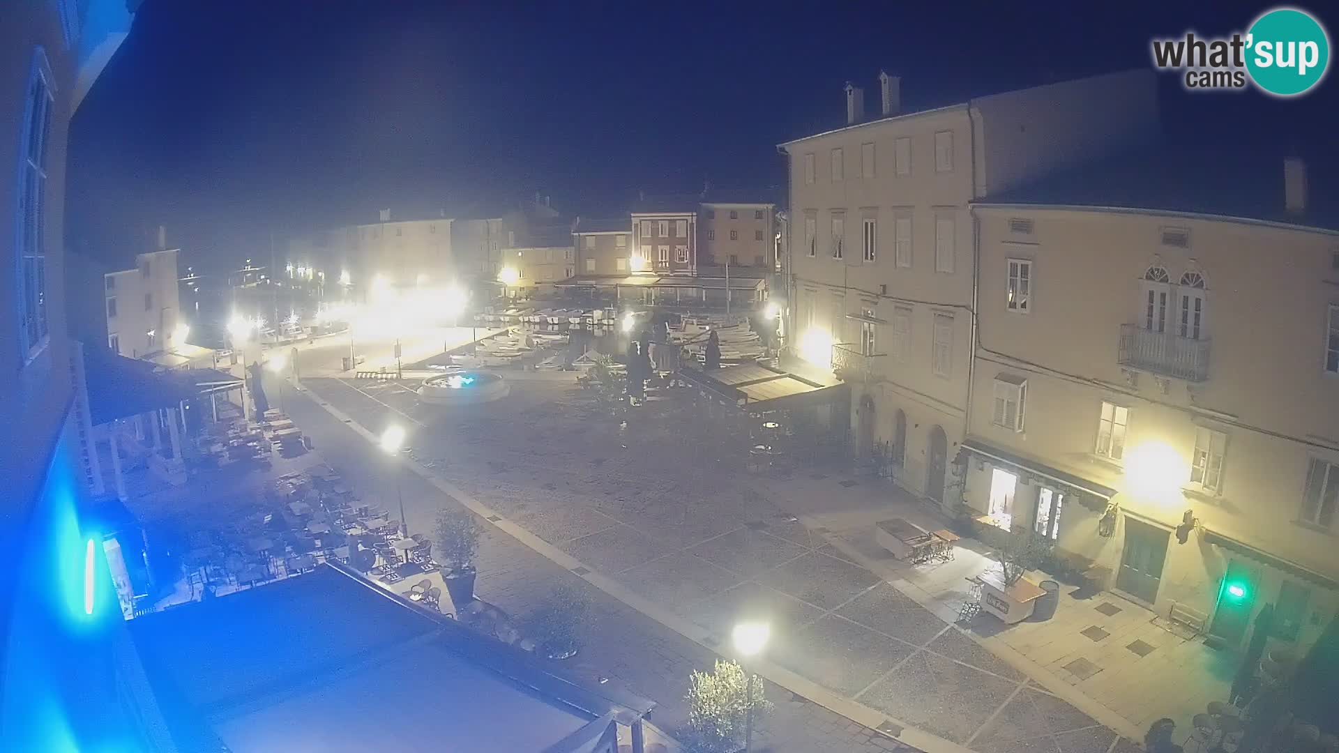 LIVE cam Cres città – piazza principale e “mandrač” – isola di Cherso – Croazia