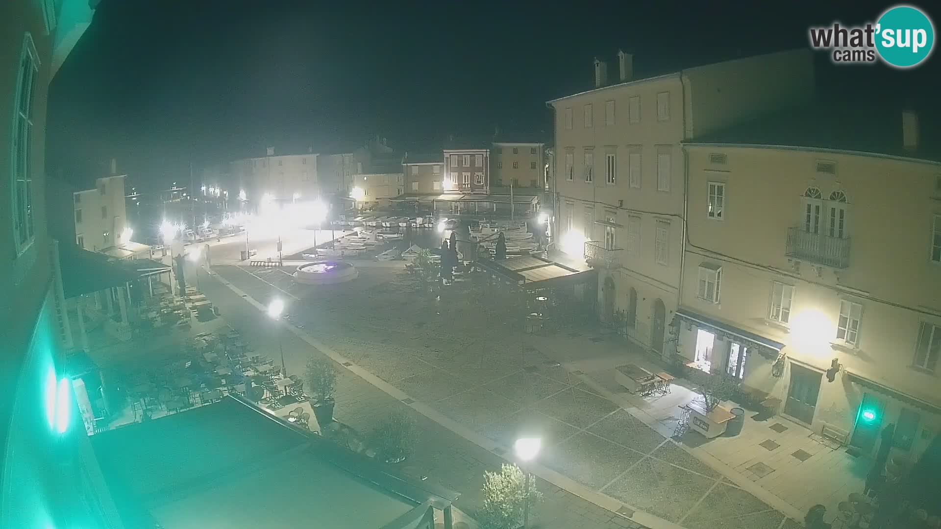 LIVE cam Cres città – piazza principale e “mandrač” – isola di Cherso – Croazia