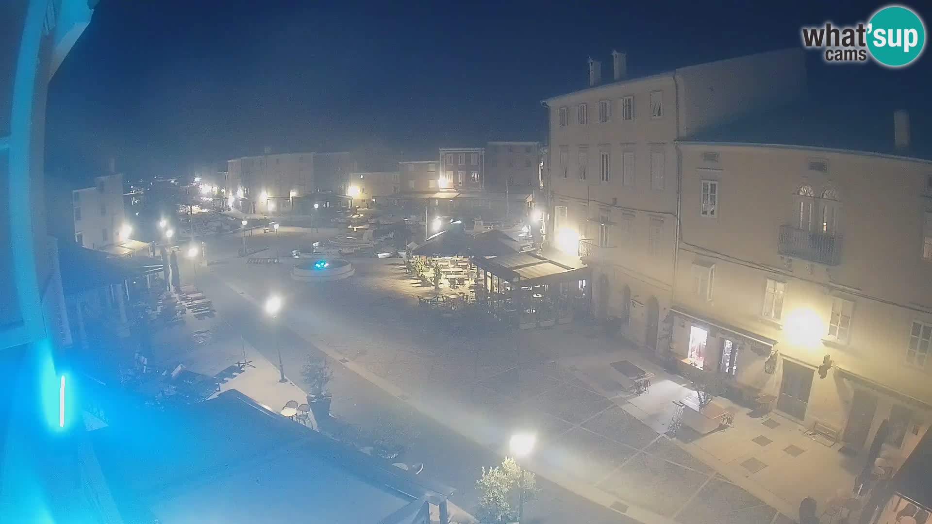 LIVE cam Cres città – piazza principale e “mandrač” – isola di Cherso – Croazia