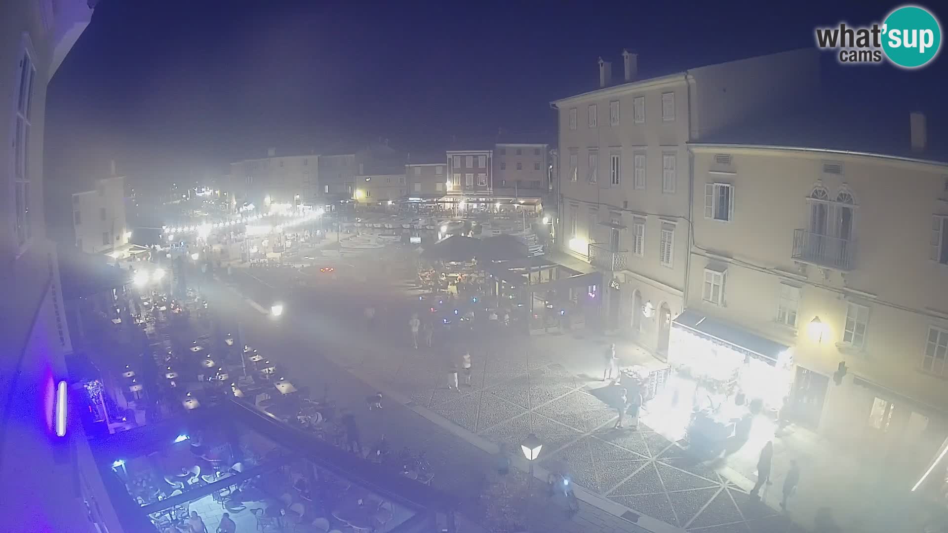 Cámara en vivo ciudad de Cres – plaza principal y “mandrač” – isla de Cres – Croacia