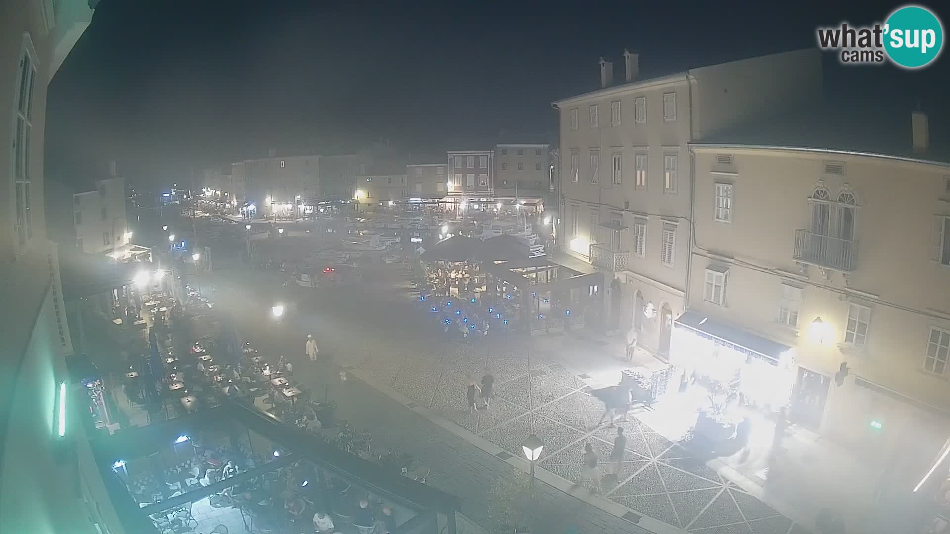 Cámara en vivo ciudad de Cres – plaza principal y “mandrač” – isla de Cres – Croacia