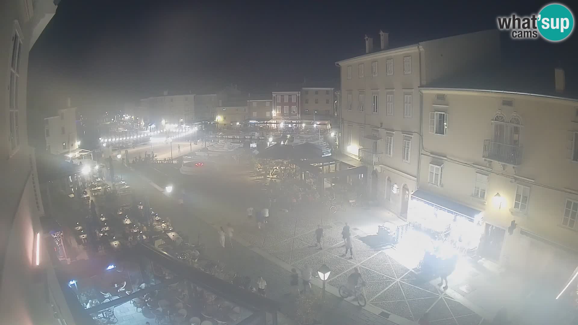 Cámara en vivo ciudad de Cres – plaza principal y “mandrač” – isla de Cres – Croacia
