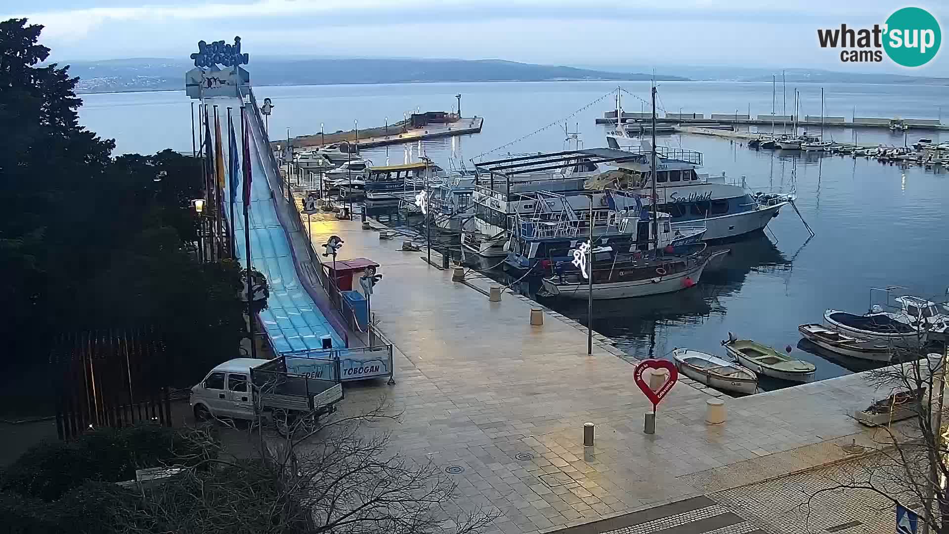 Live cam Novalja - Obala Petra Krešimira IV - Pag webcam Croatia