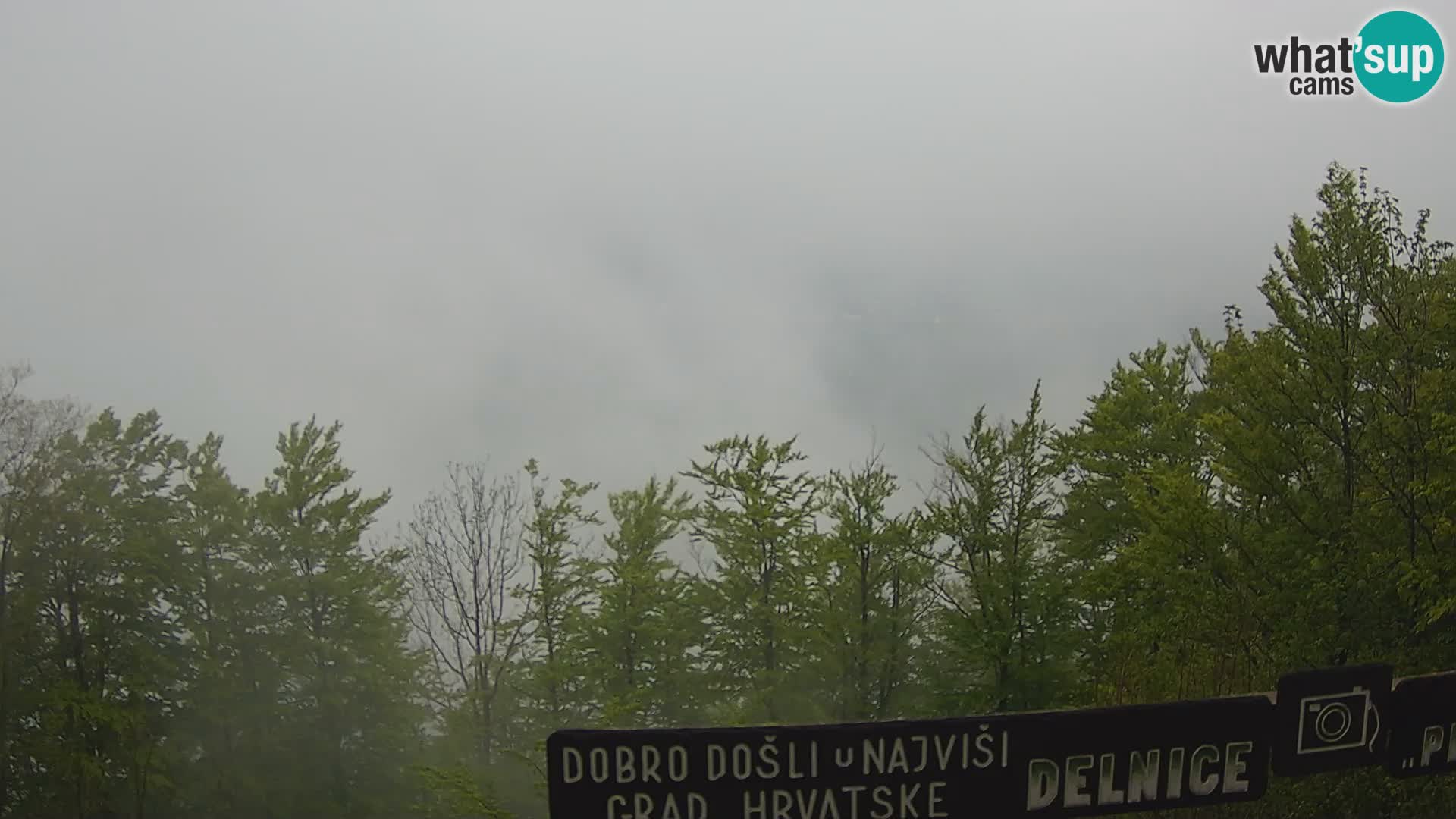 Panorama na Delnice – sa skijališta Petehovac