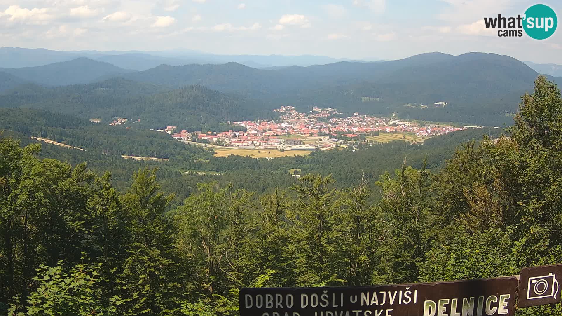 Panorama Delnice – from Ski centar Petehovac