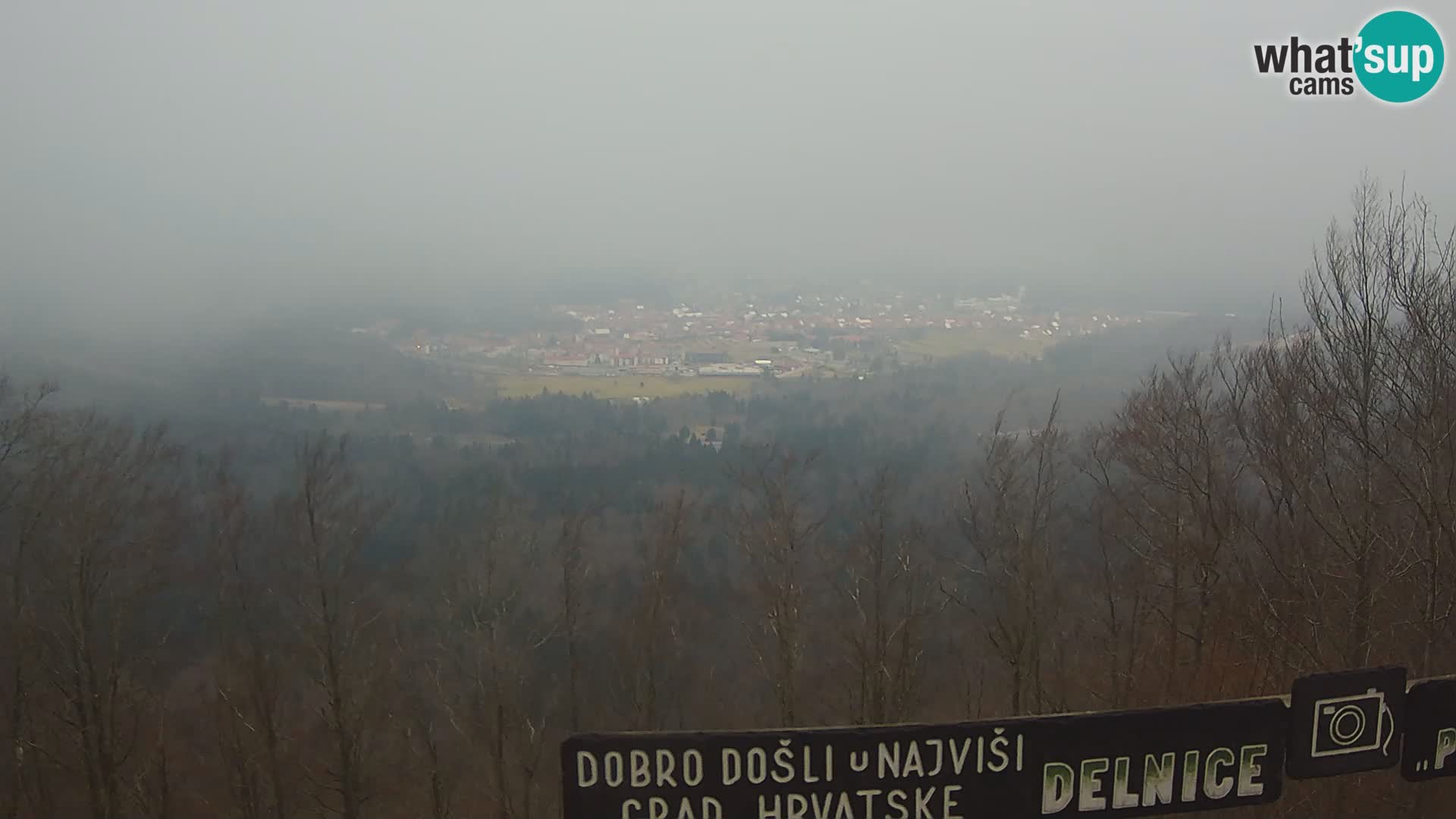 Panorama na Delnice – sa skijališta Petehovac