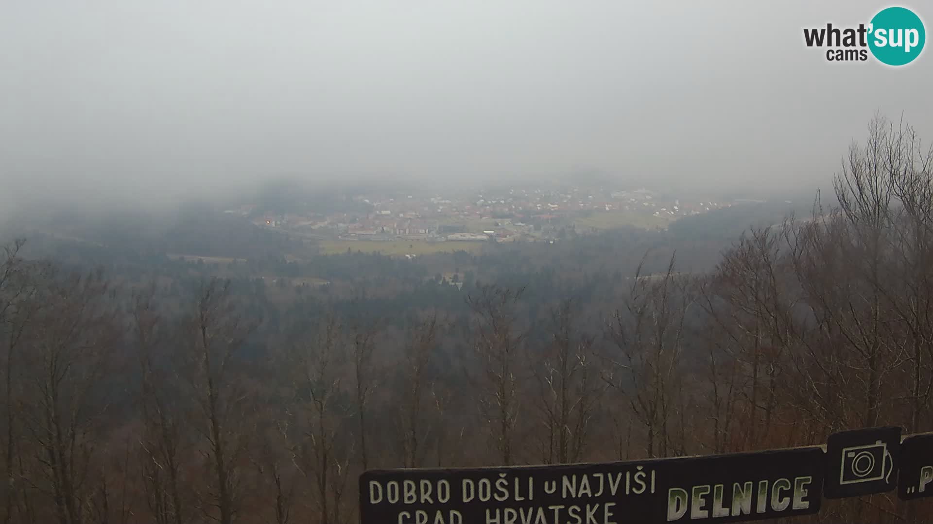 Panorama na Delnice – sa skijališta Petehovac