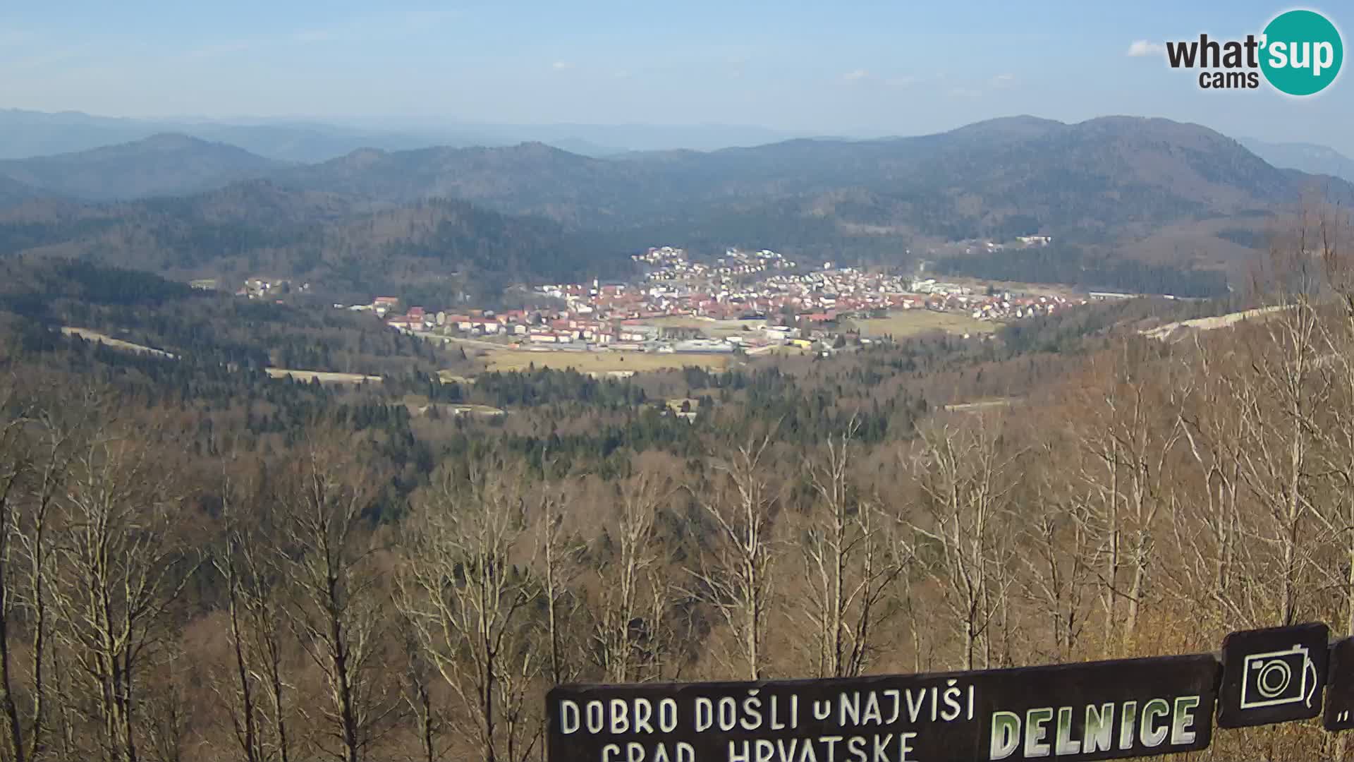 Panorama Delnice – from Ski centar Petehovac