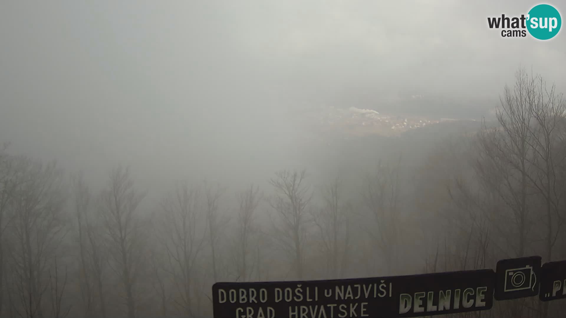 Panorama Delnice – vom Skigebiet Petehovac