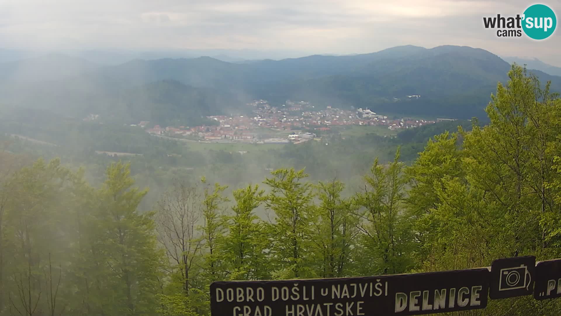 Panorama Delnice – from Ski centar Petehovac