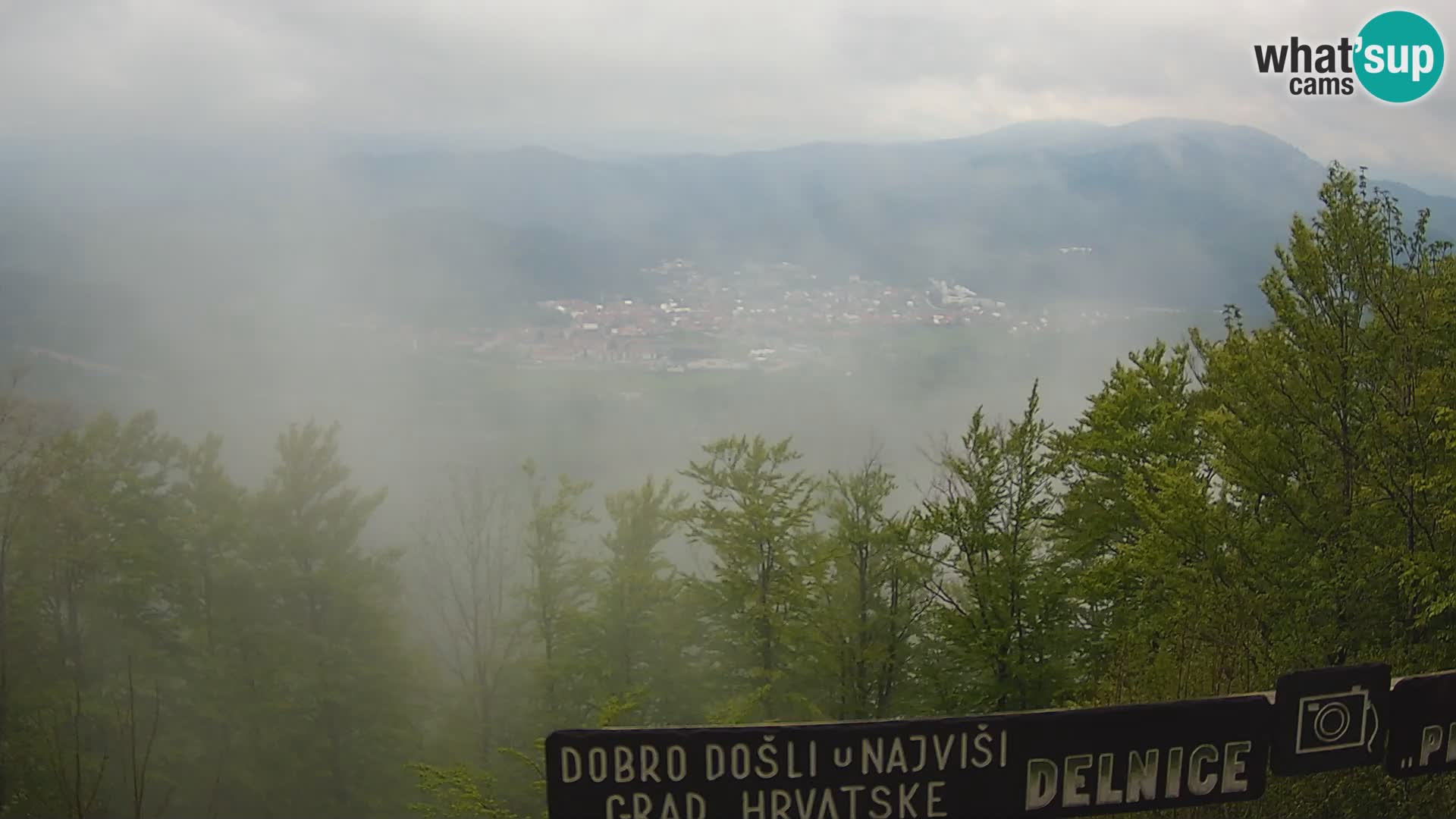 Panorama Delnice – from Ski centar Petehovac