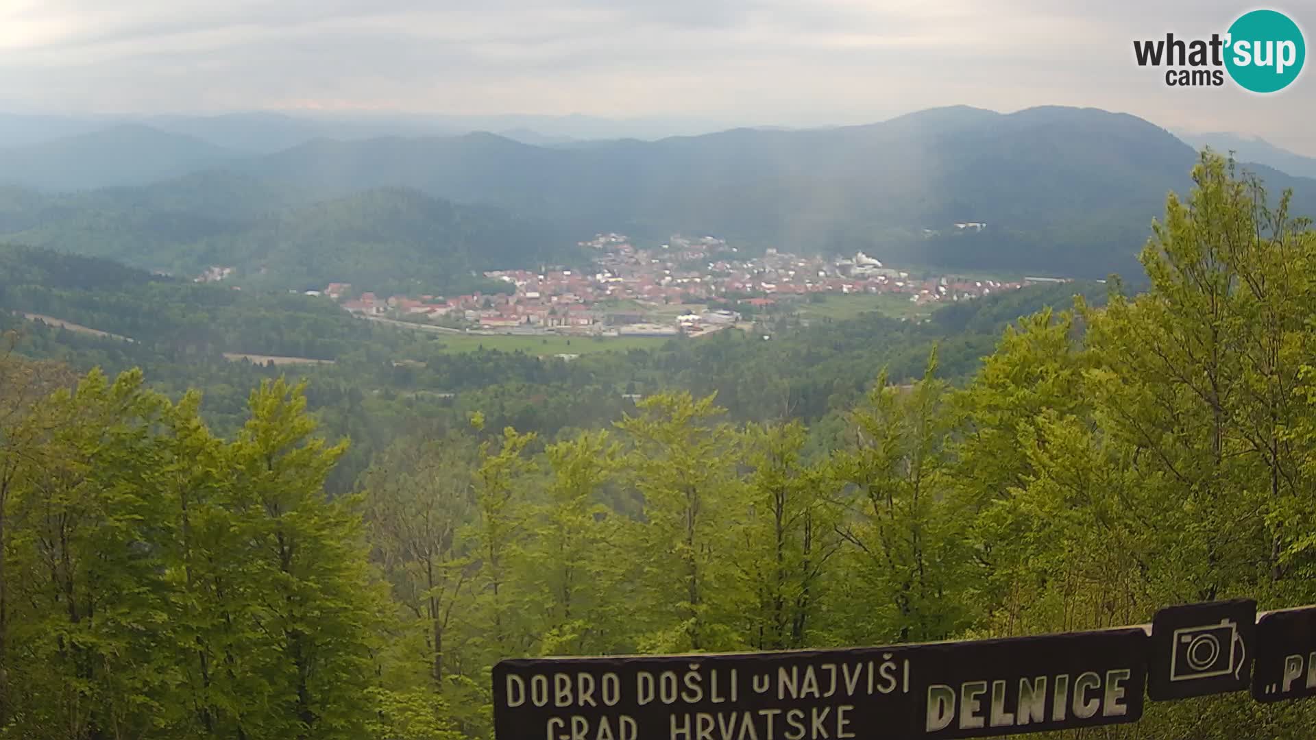 Panorama Delnice – from Ski centar Petehovac