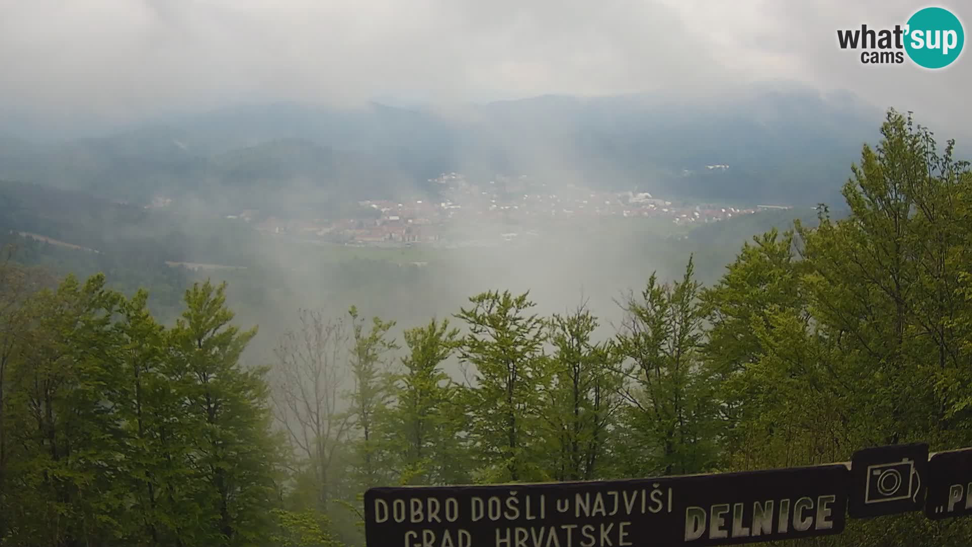 Panorama Delnice – from Ski centar Petehovac