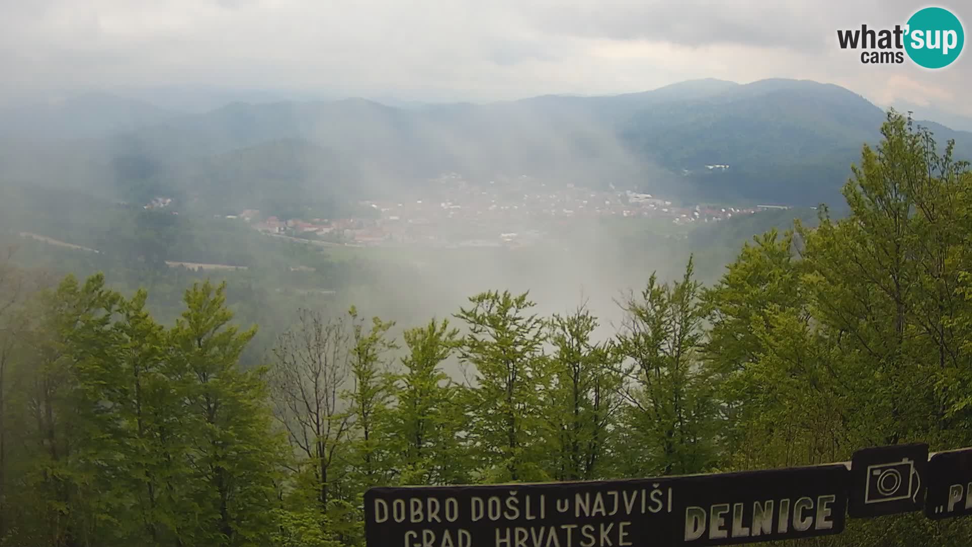 Panorama Delnice – from Ski centar Petehovac