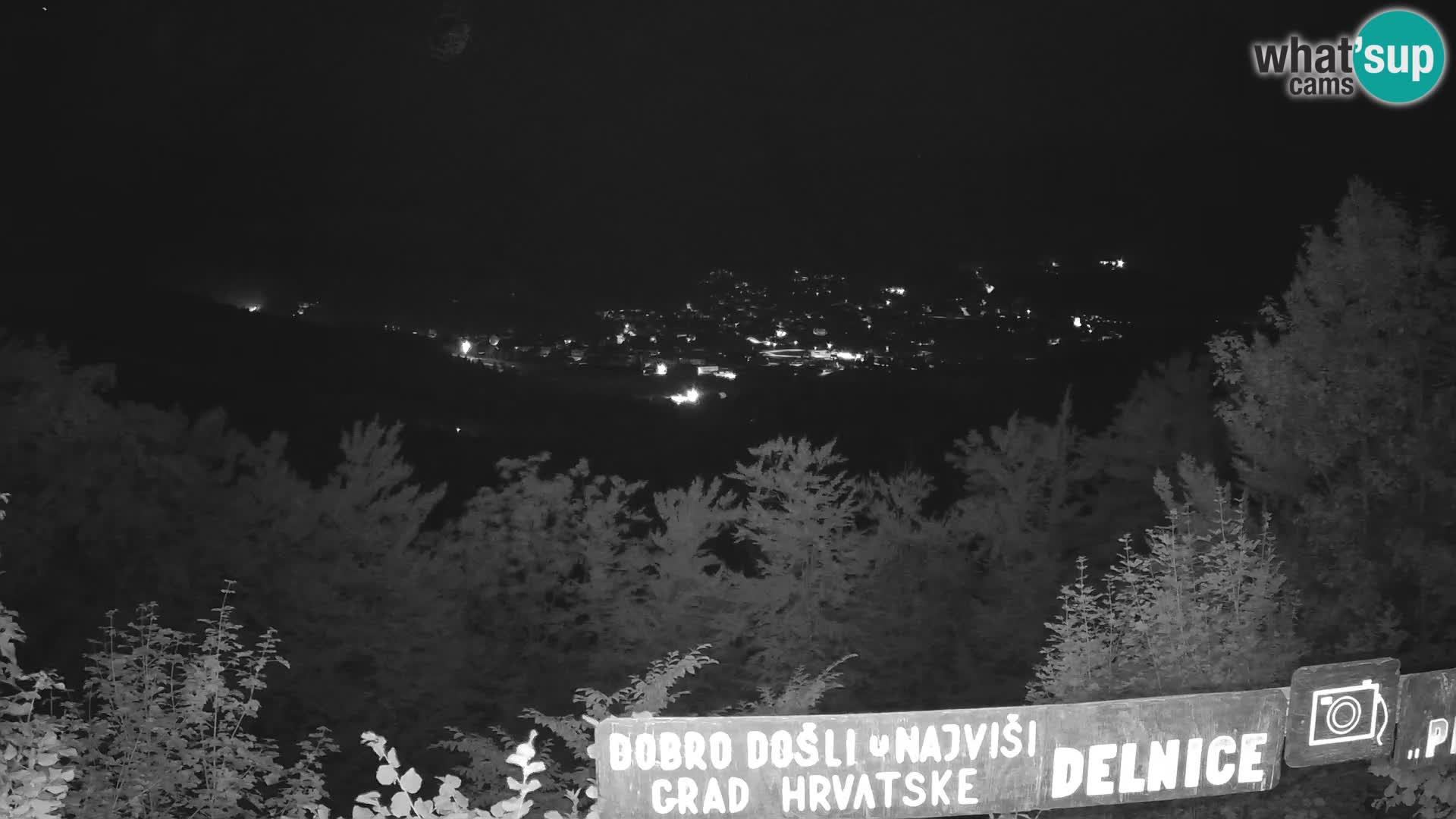 Panorama na Delnice – sa skijališta Petehovac