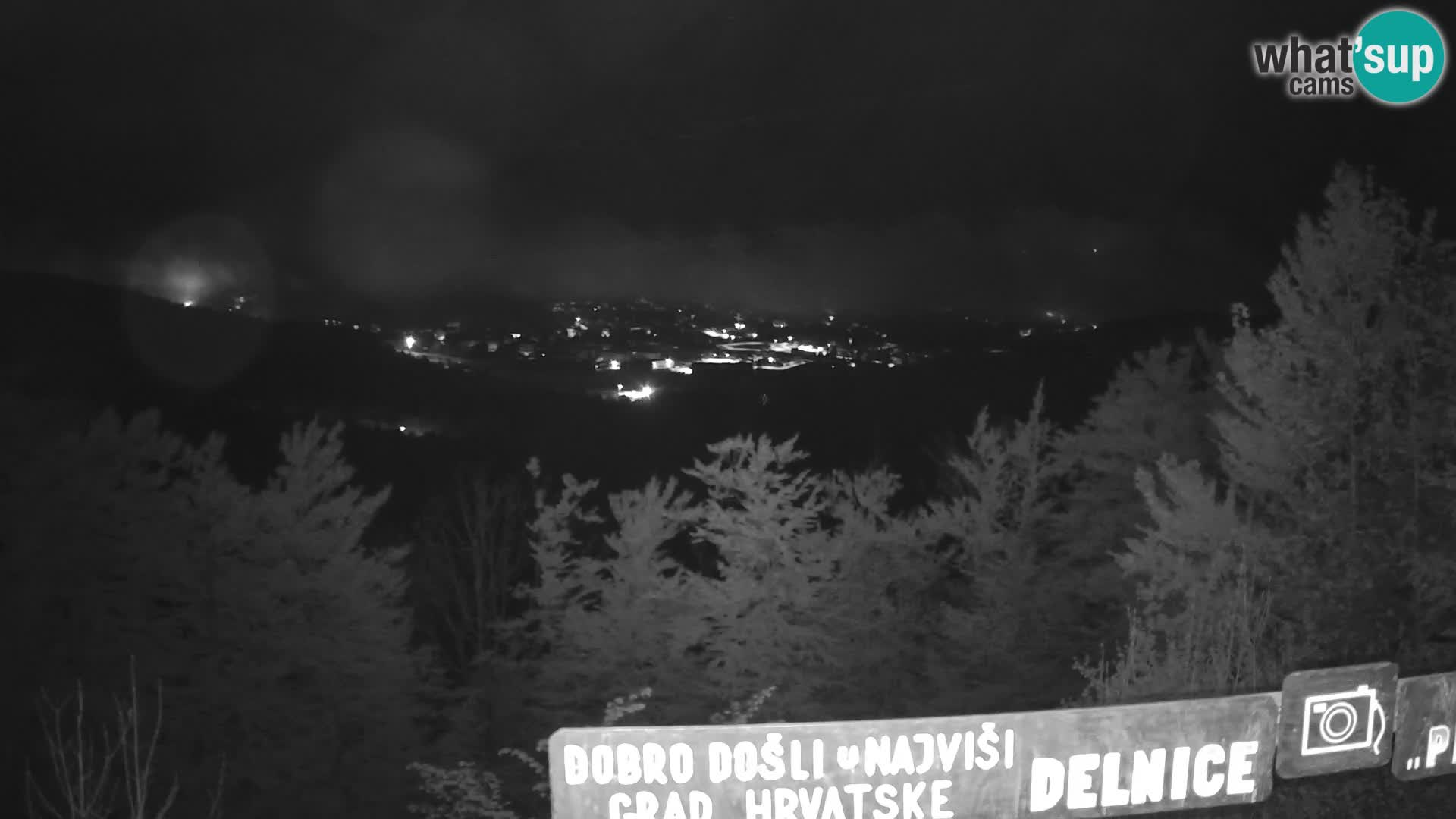 Panorama di Delnice – dalla stazione sciistica Petehovac