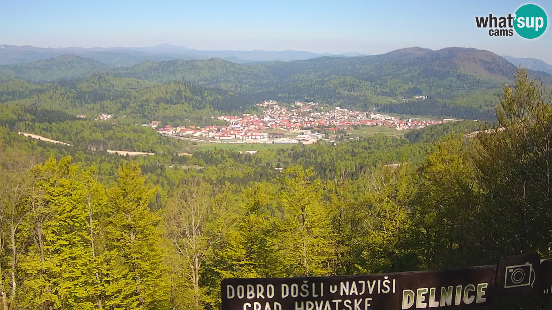 Panorama Delnice – from Ski centar Petehovac