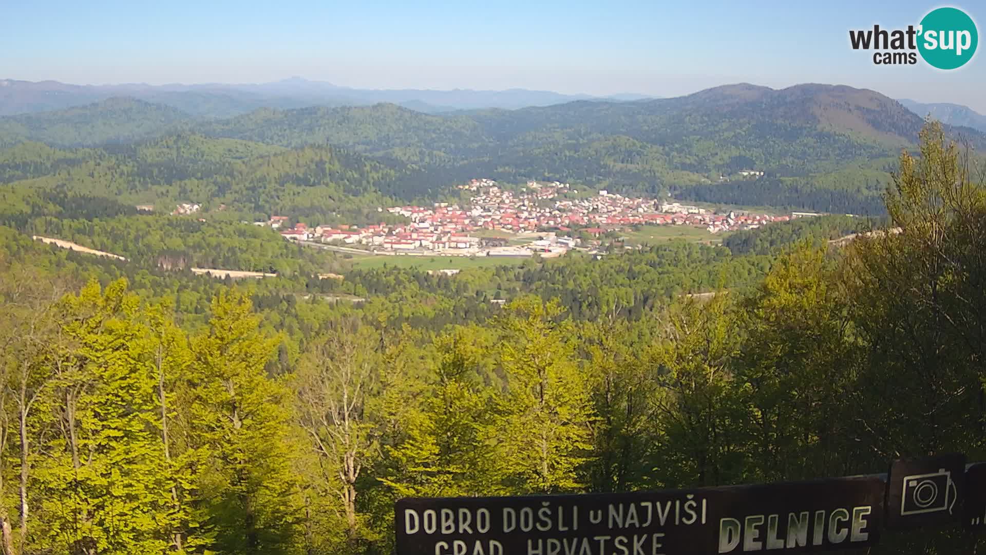 Panorama Delnice – from Ski centar Petehovac