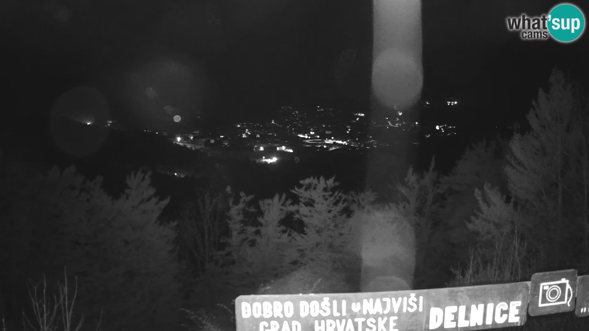 Panorama na Delnice – sa skijališta Petehovac