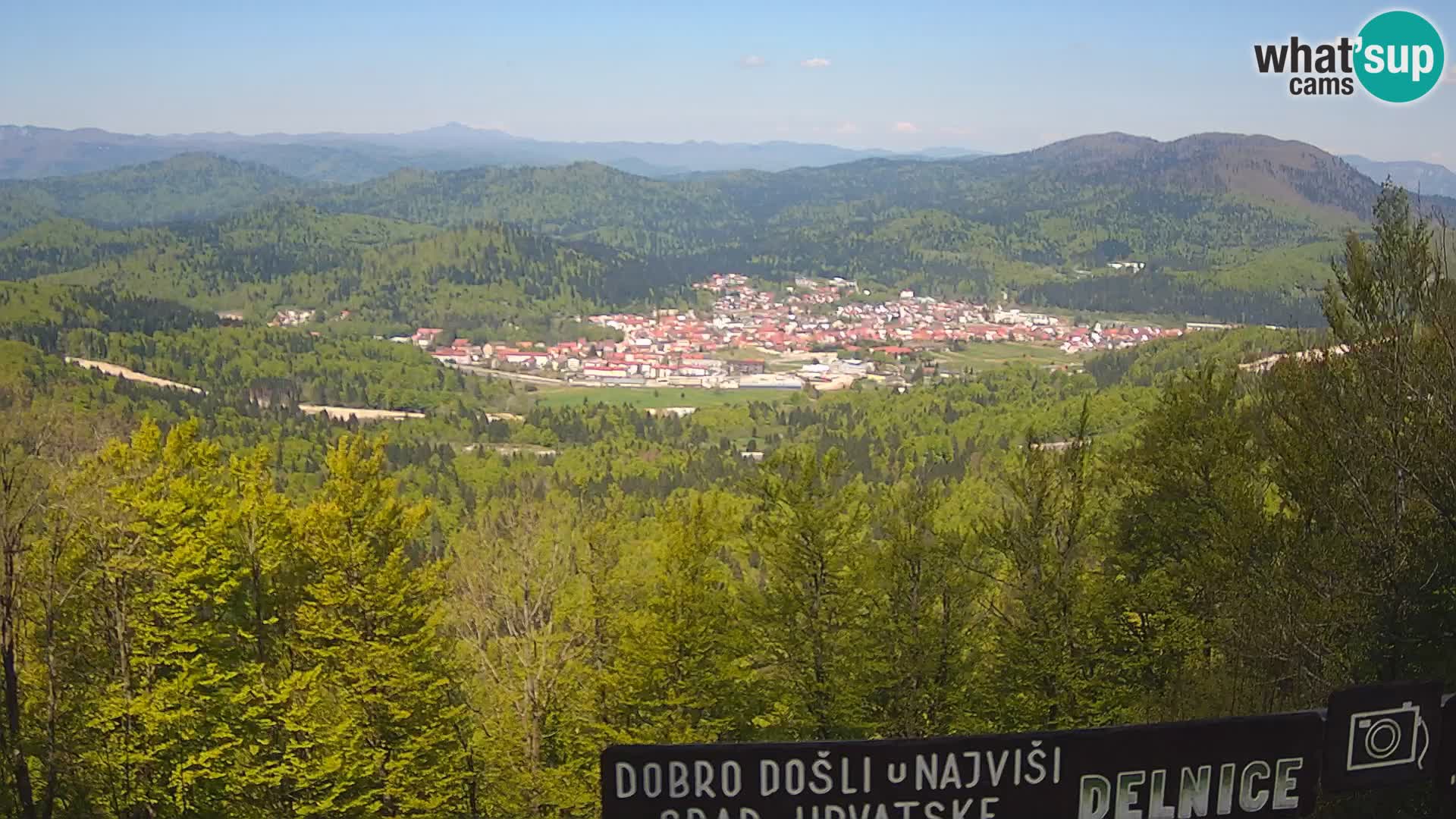 Panorama Delnice – from Ski centar Petehovac