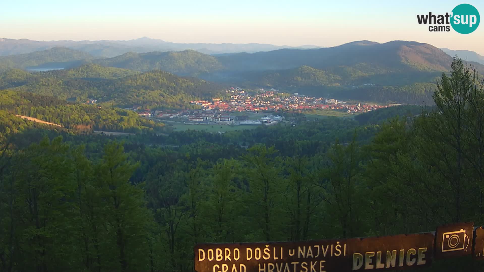Panorama Delnice – from Ski centar Petehovac