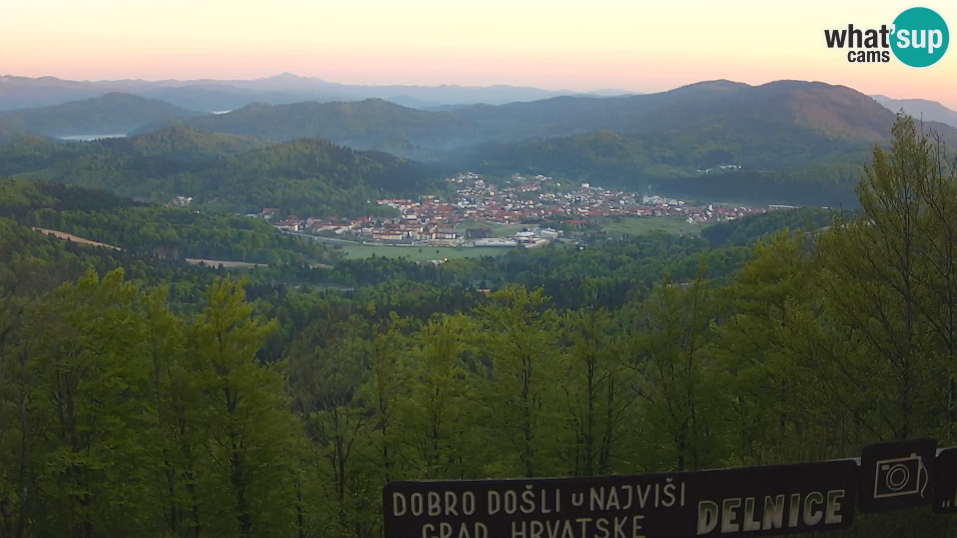 Panorama Delnice – from Ski centar Petehovac