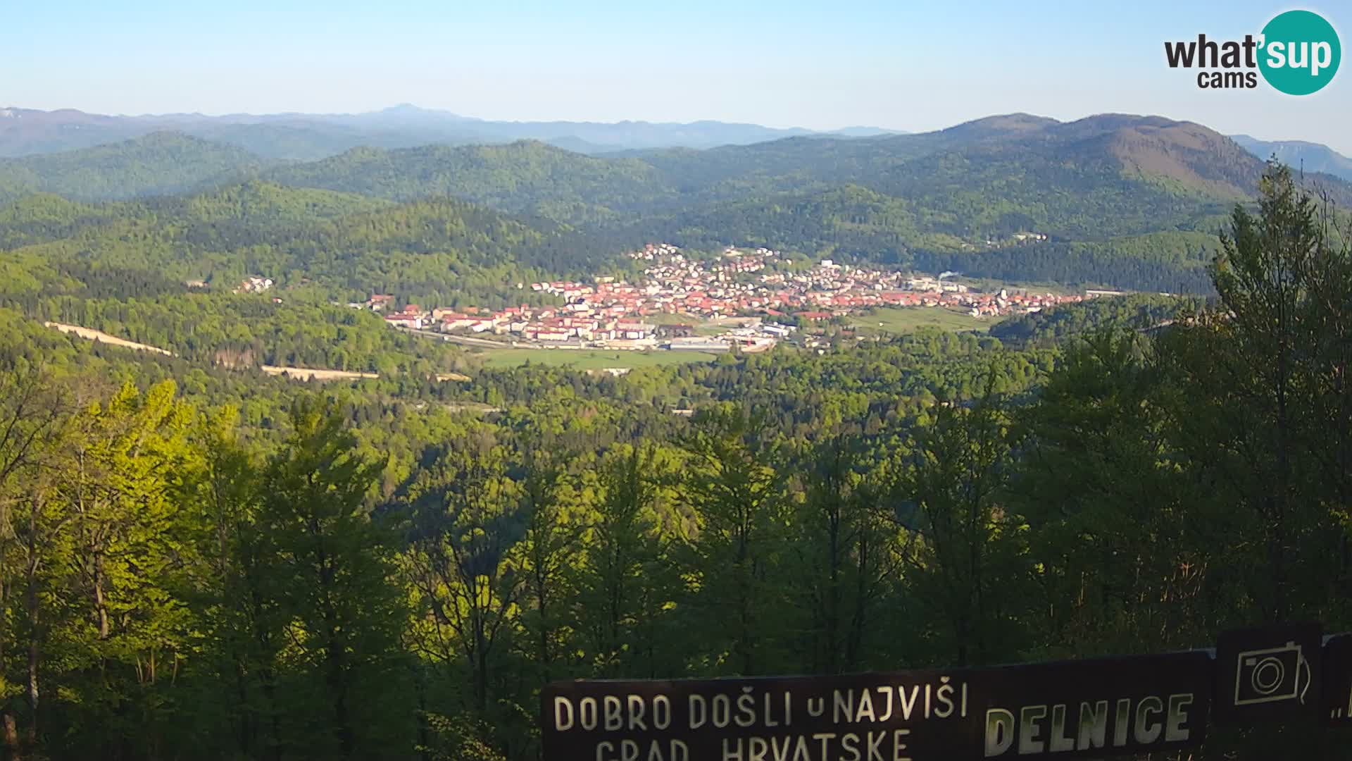 Panorama Delnice – from Ski centar Petehovac