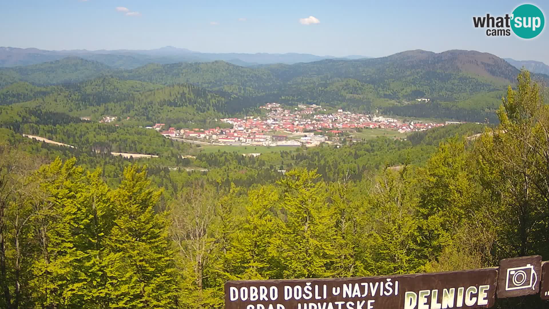 Panorama Delnice – from Ski centar Petehovac