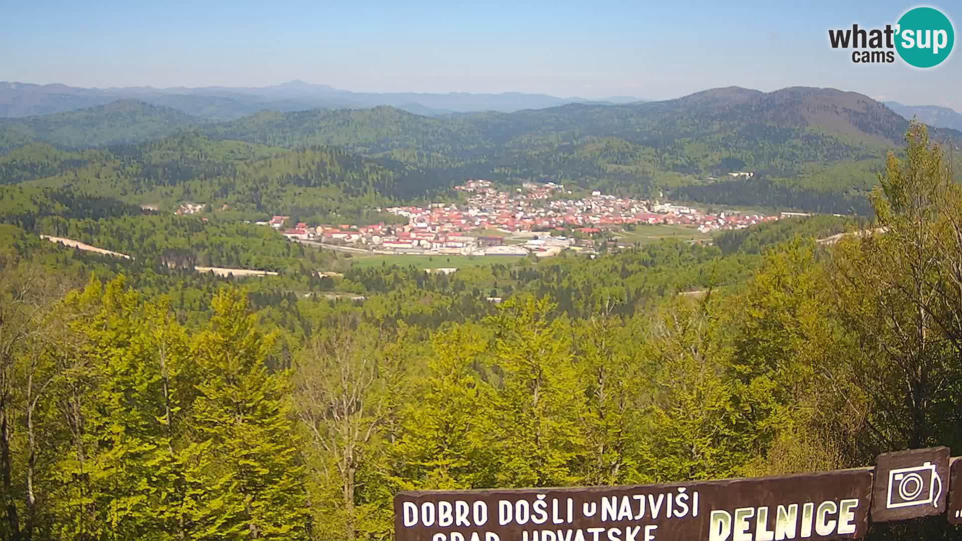 Panorama Delnice – from Ski centar Petehovac