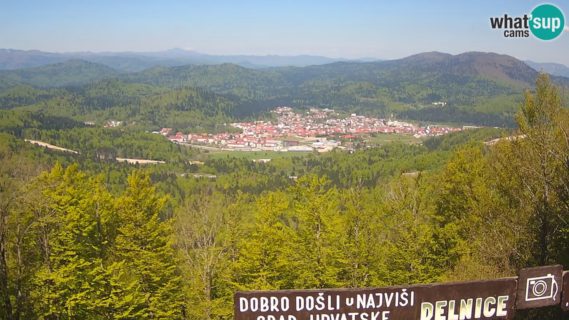 Panorama Delnice – from Ski centar Petehovac