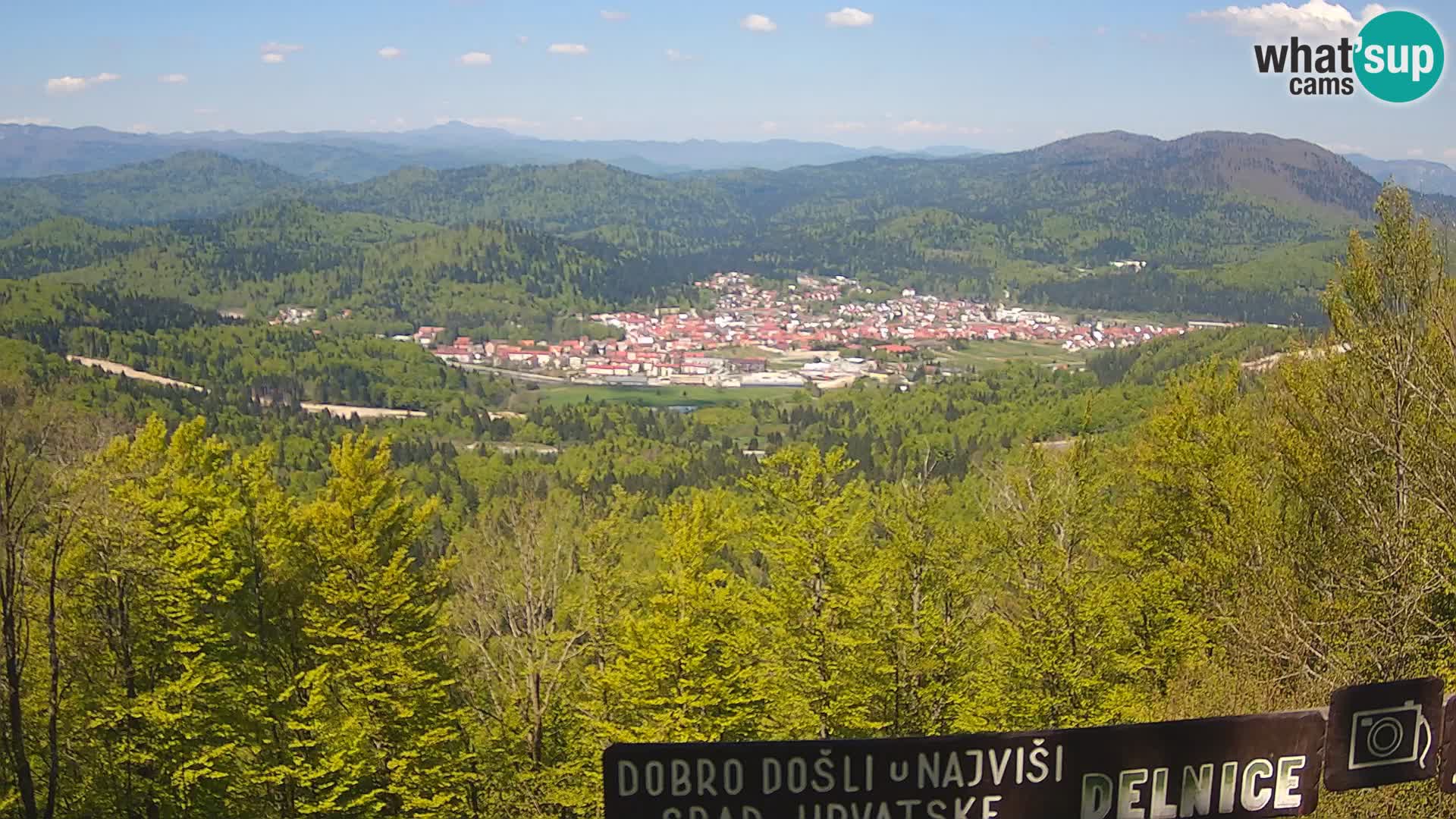 Panorama Delnice – from Ski centar Petehovac