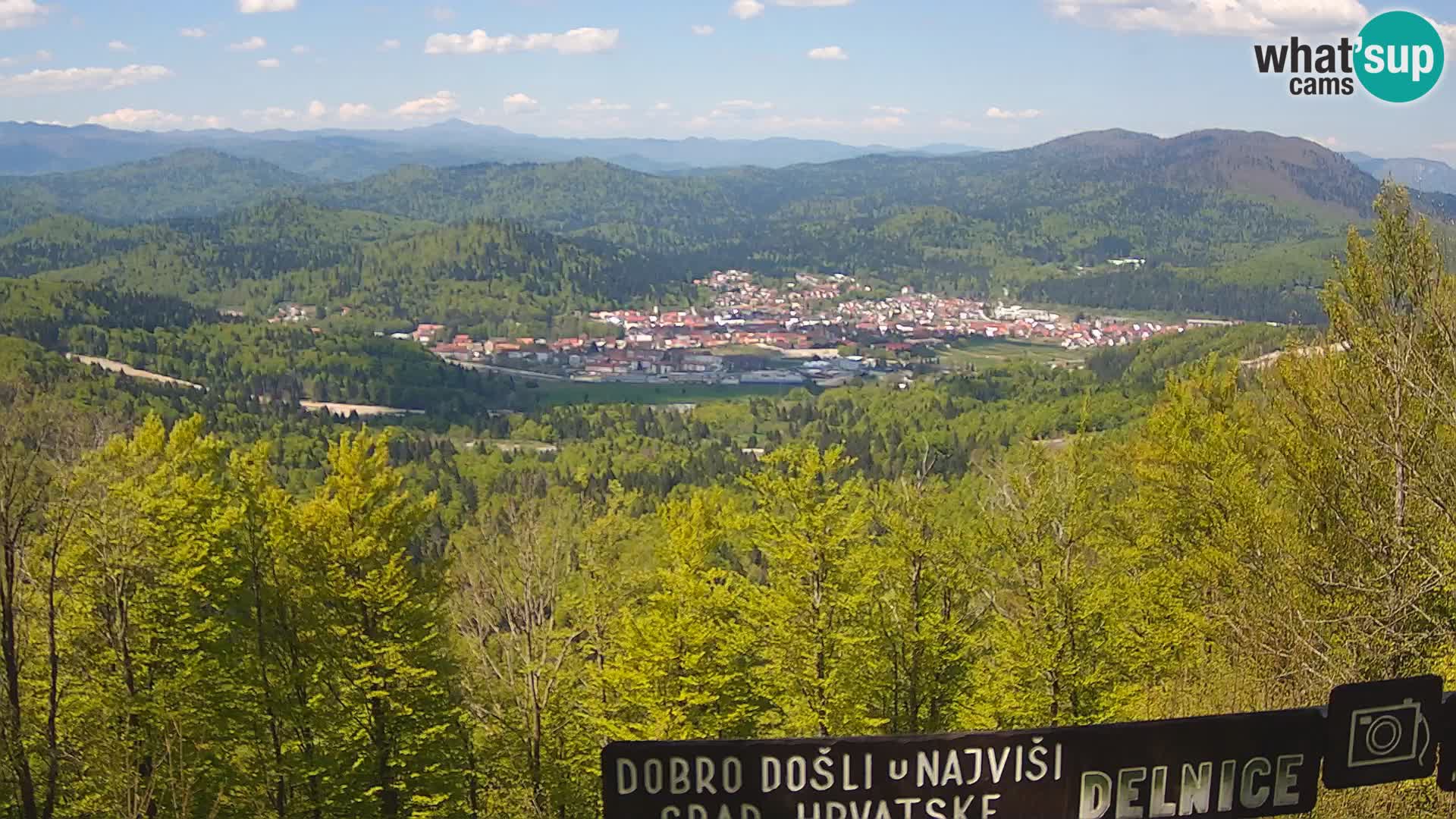 Panorama Delnice – from Ski centar Petehovac