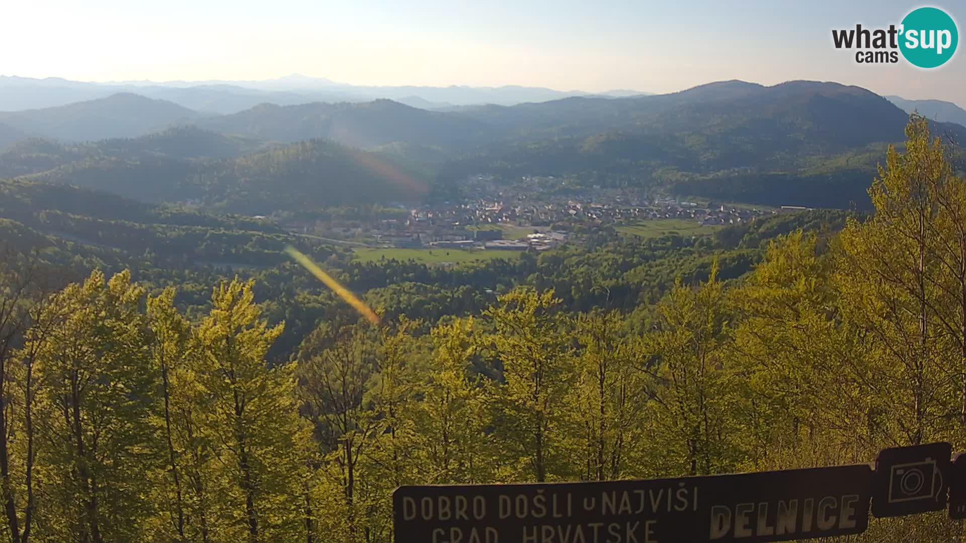 Panorama Delnice – from Ski centar Petehovac