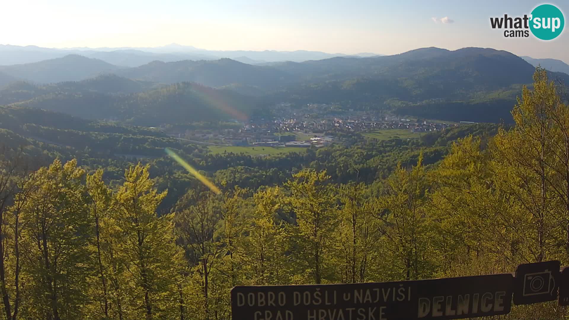 Panorama Delnice – from Ski centar Petehovac