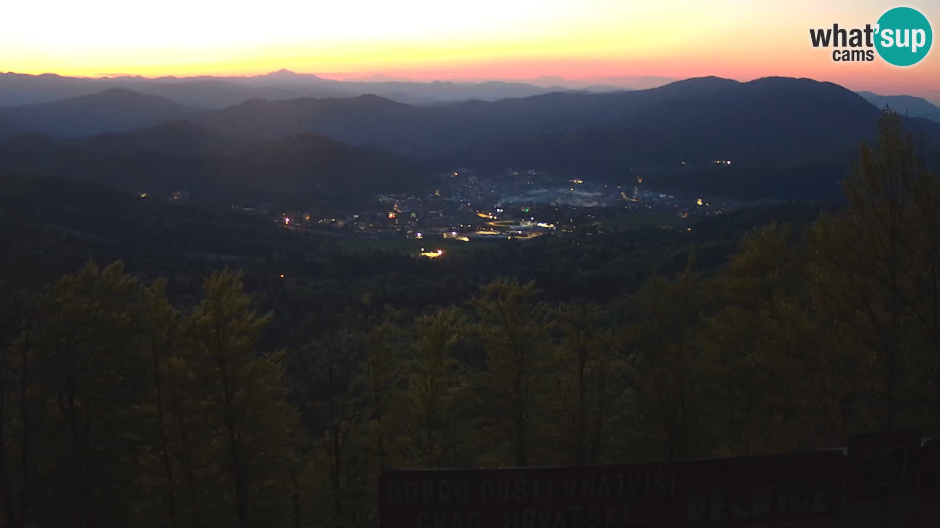 Panorama na Delnice – sa skijališta Petehovac