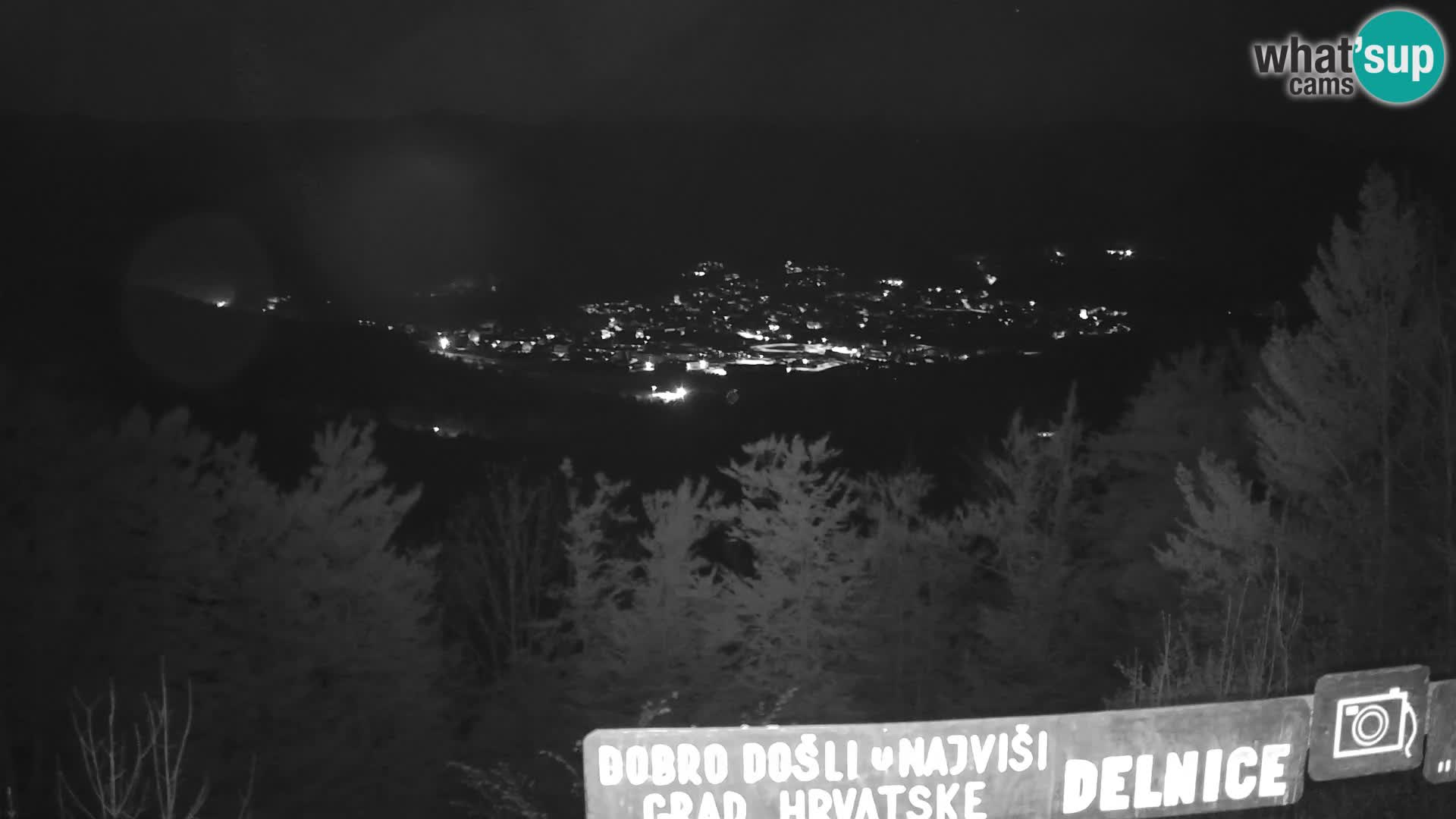 Panorama di Delnice – dalla stazione sciistica Petehovac