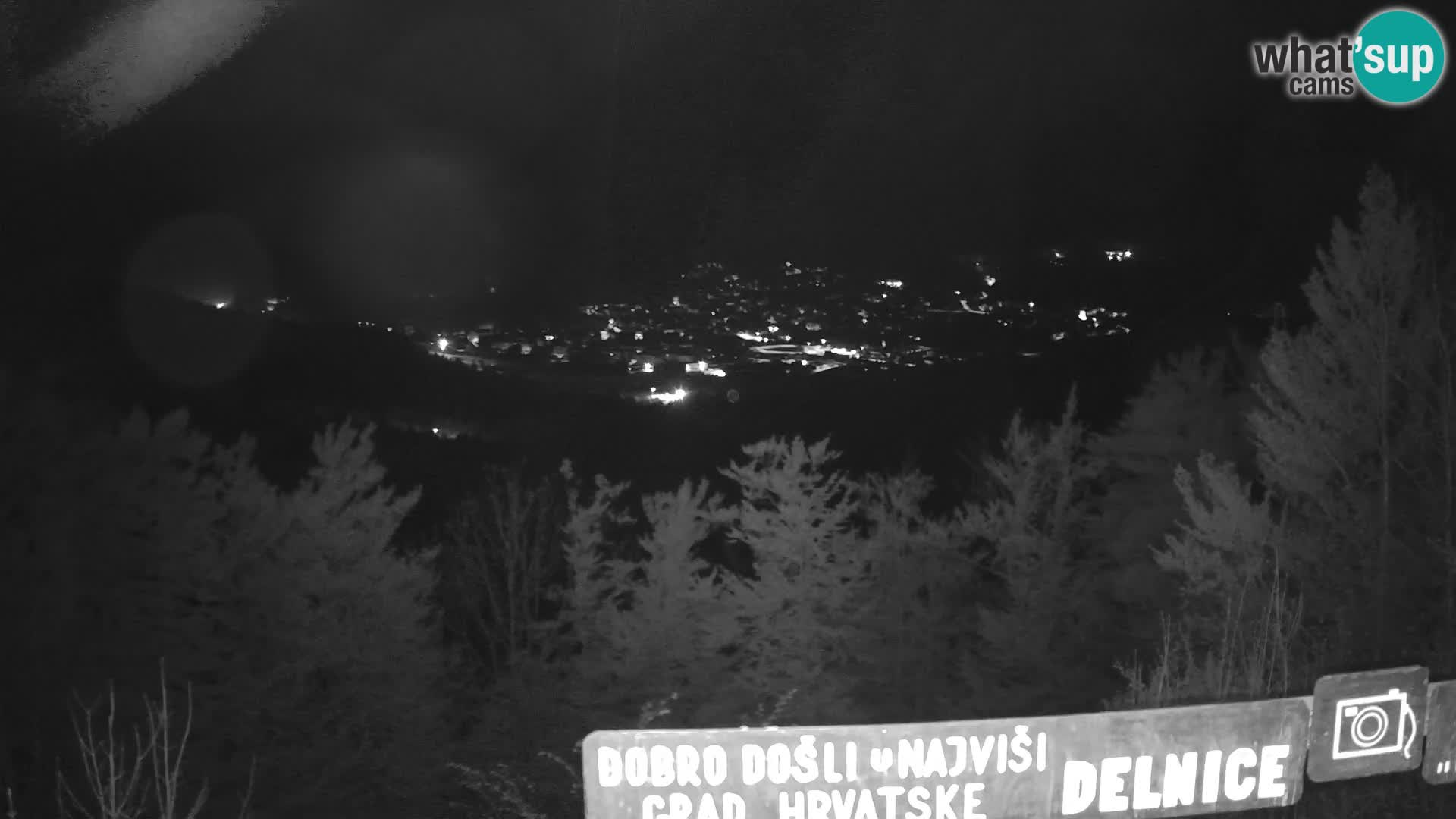Panorama na Delnice – sa skijališta Petehovac