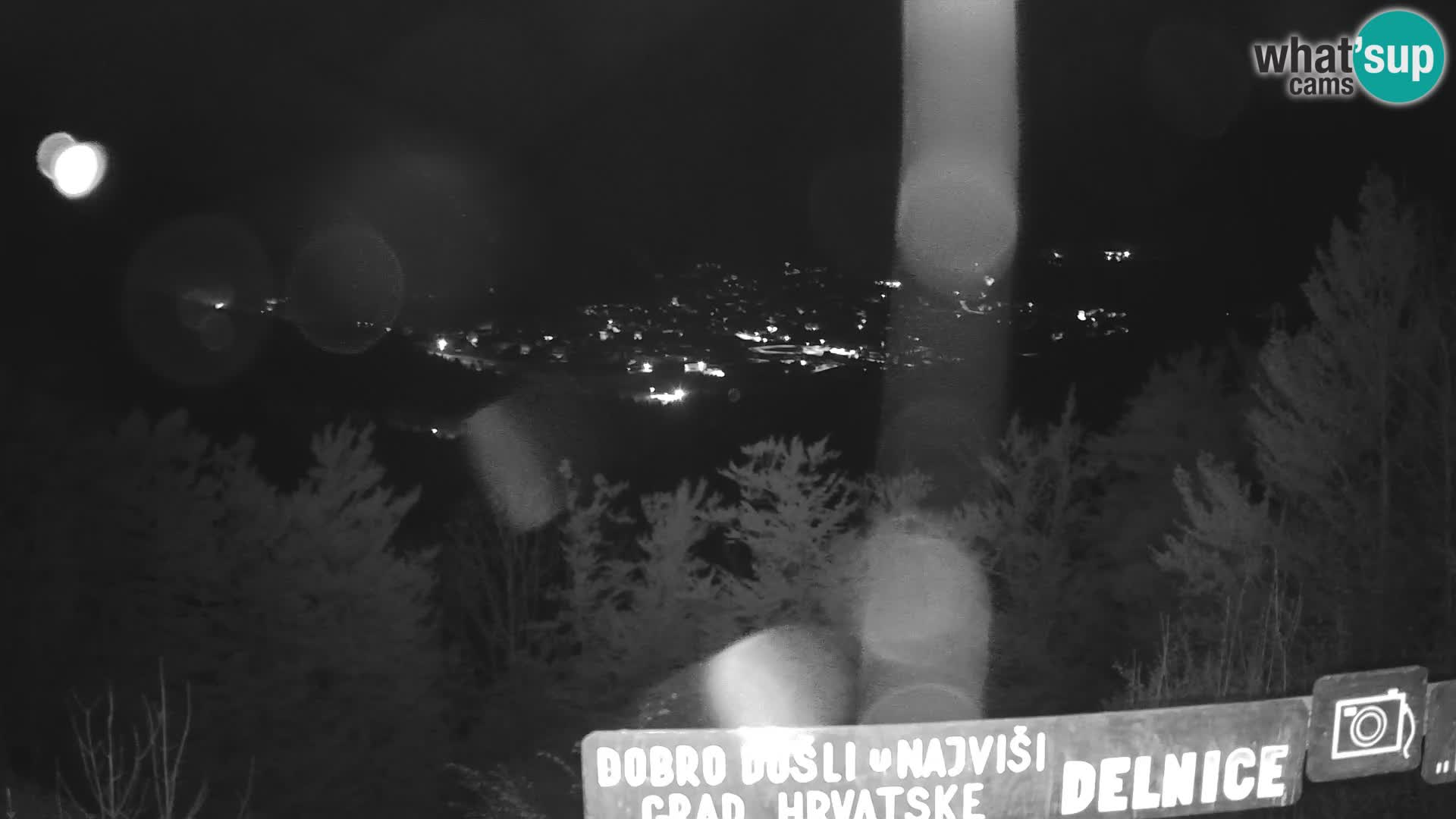 Panorama na Delnice – sa skijališta Petehovac