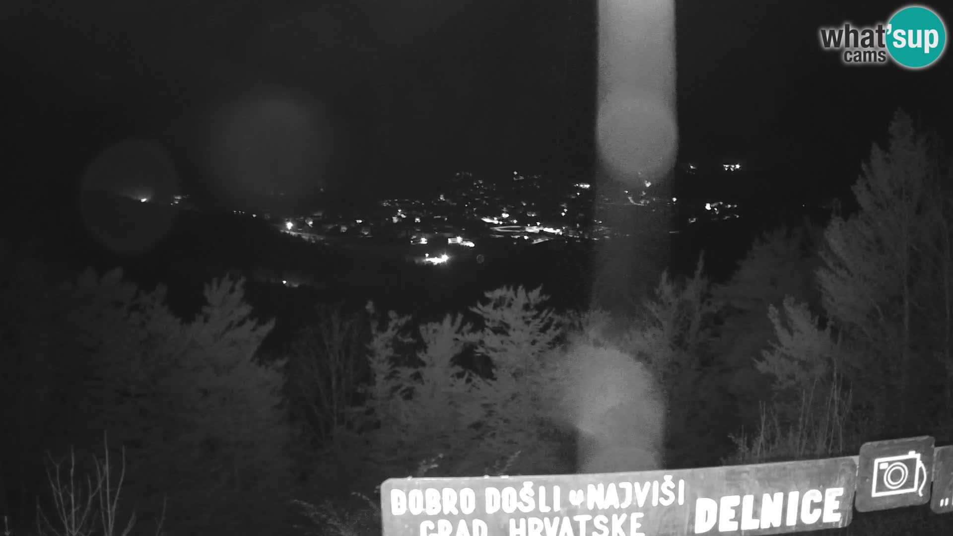 Panorama na Delnice – sa skijališta Petehovac