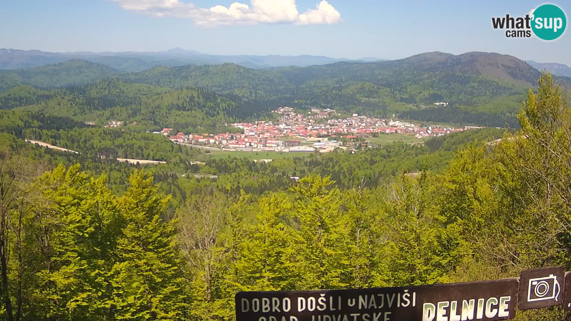Panorama Delnice – from Ski centar Petehovac