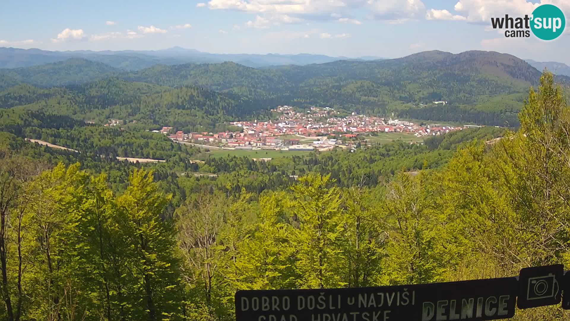 Panorama Delnice – from Ski centar Petehovac