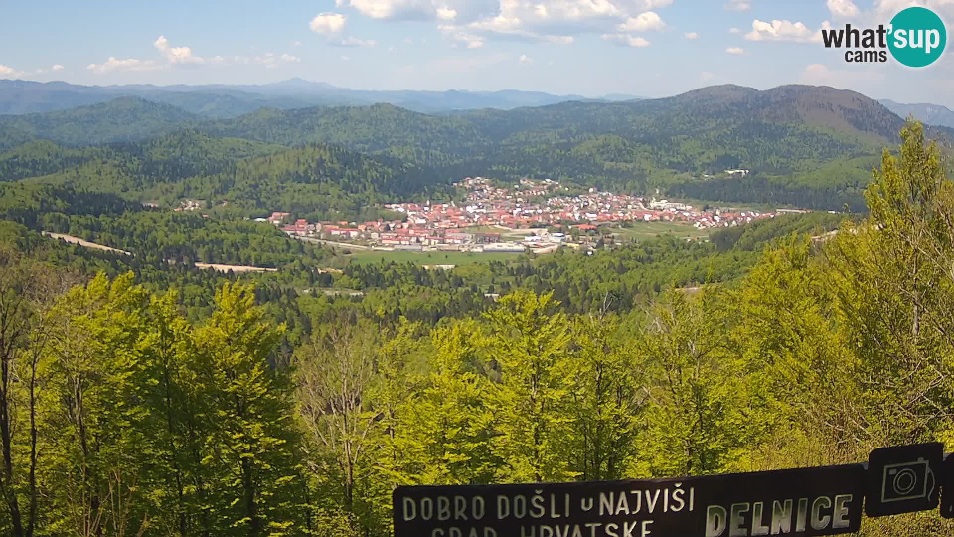 Panorama Delnice – from Ski centar Petehovac